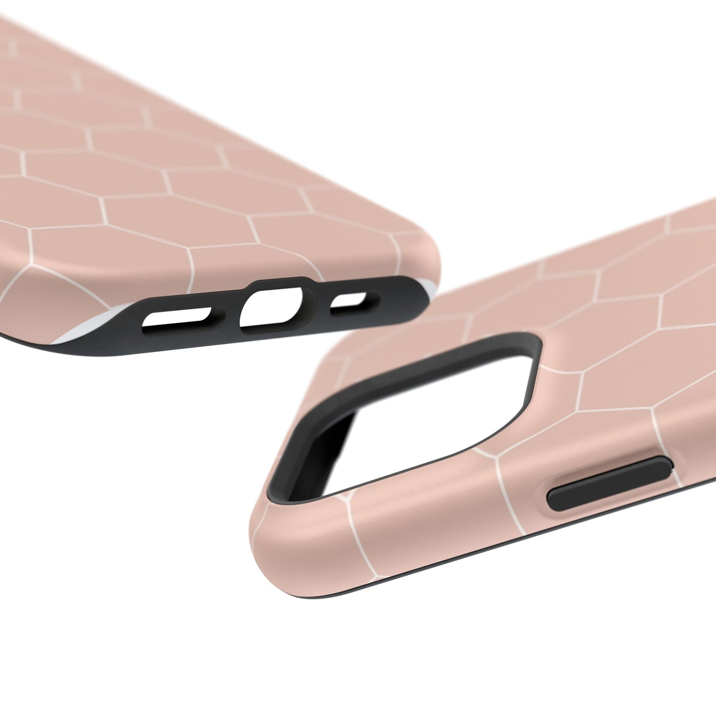 Stylish Magnetic Phone Case with Honeycomb Design