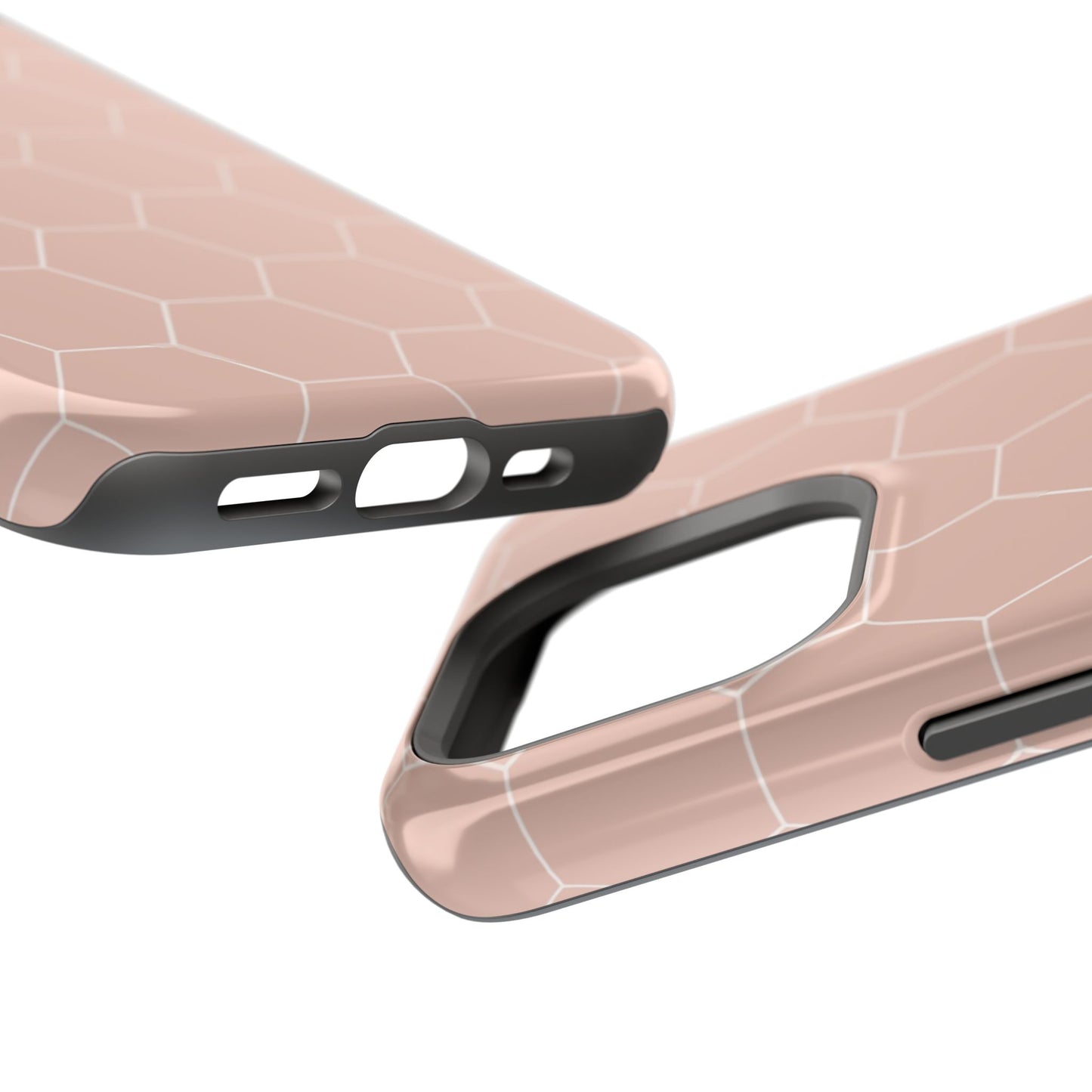 Stylish Magnetic Phone Case with Honeycomb Design
