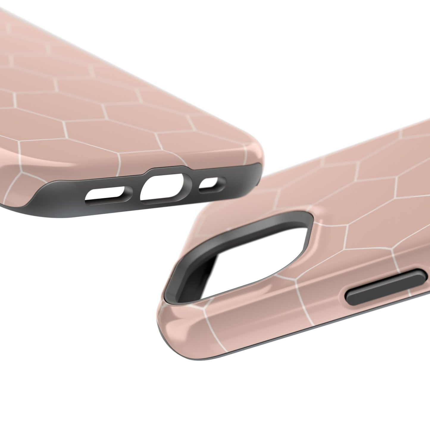 Stylish Magnetic Phone Case with Honeycomb Design