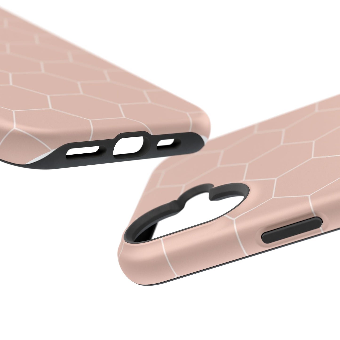Stylish Magnetic Phone Case with Honeycomb Design