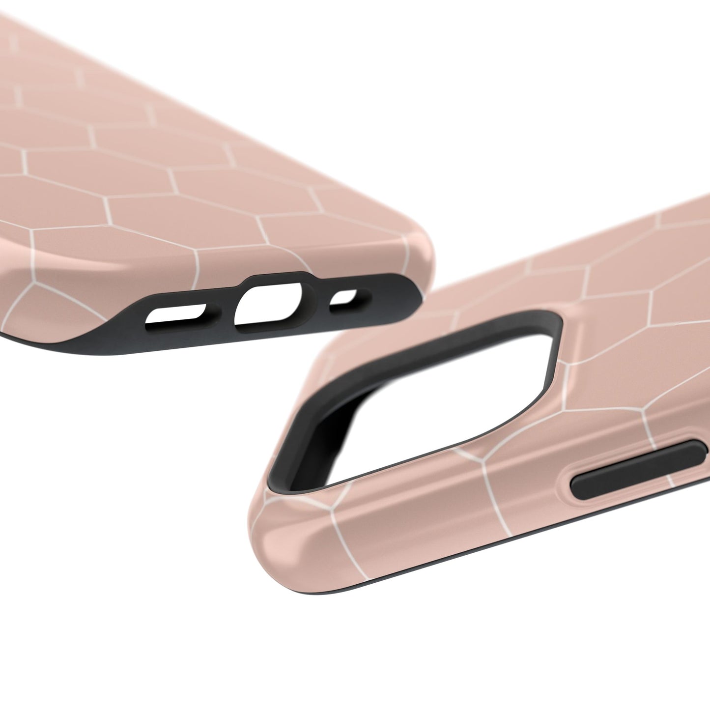 Stylish Magnetic Phone Case with Honeycomb Design