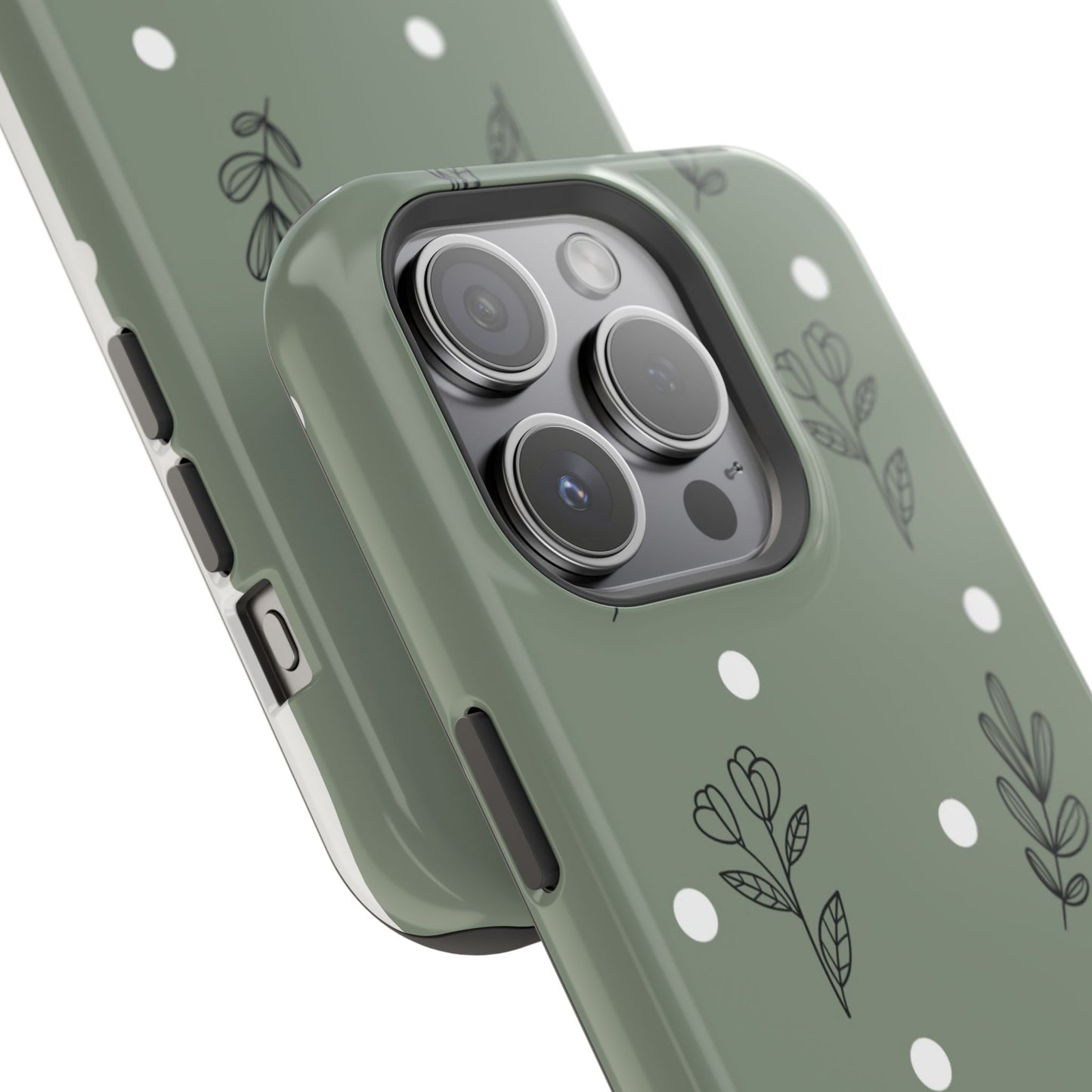 Floral Magnetic Tough Cases for iPhone