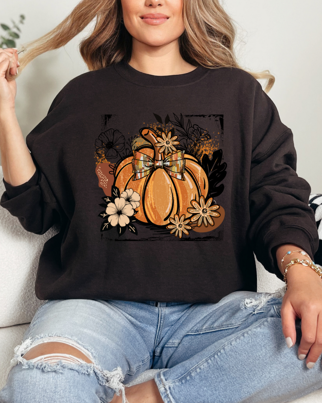 Fall Pumpkin Sweater