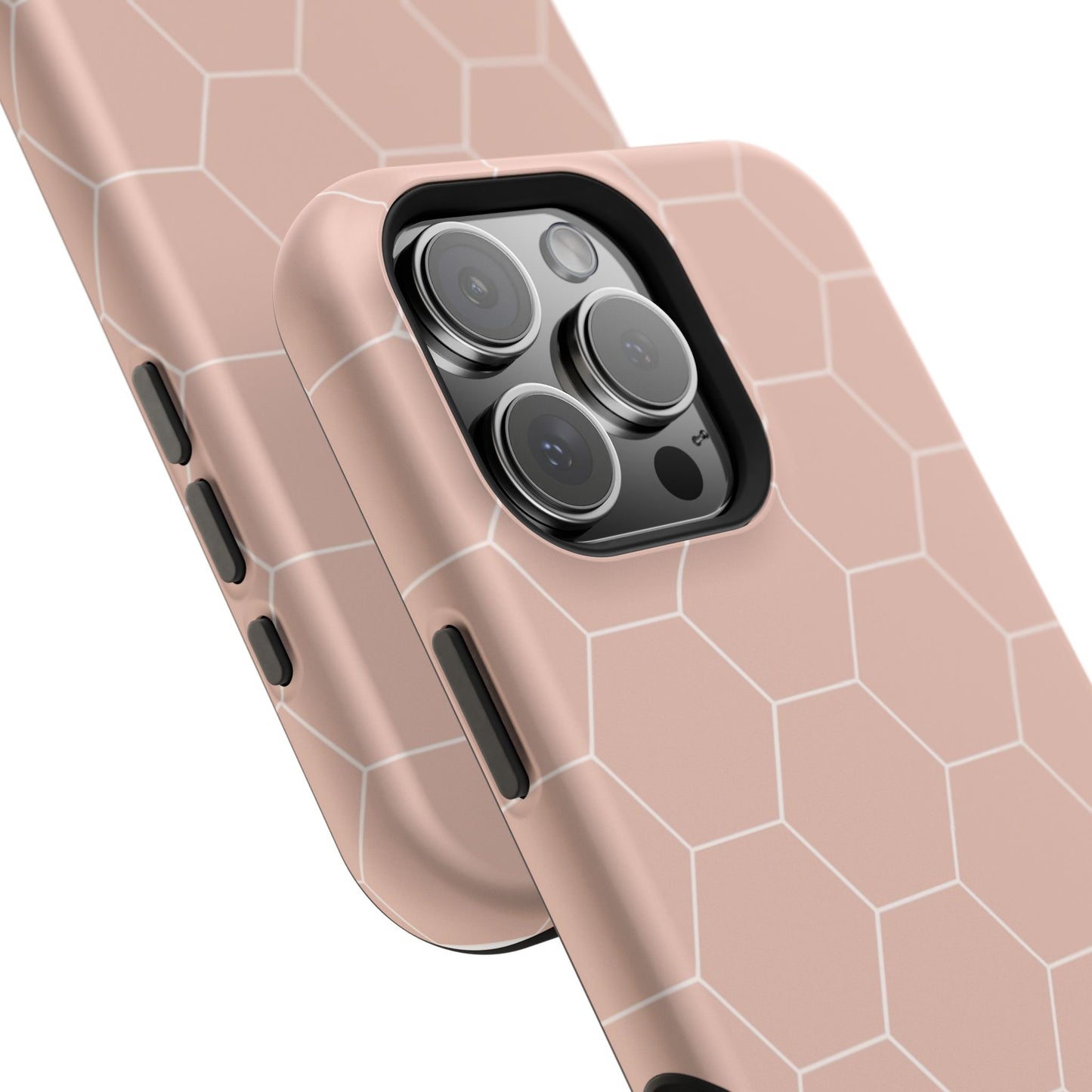 Stylish Magnetic Phone Case with Honeycomb Design