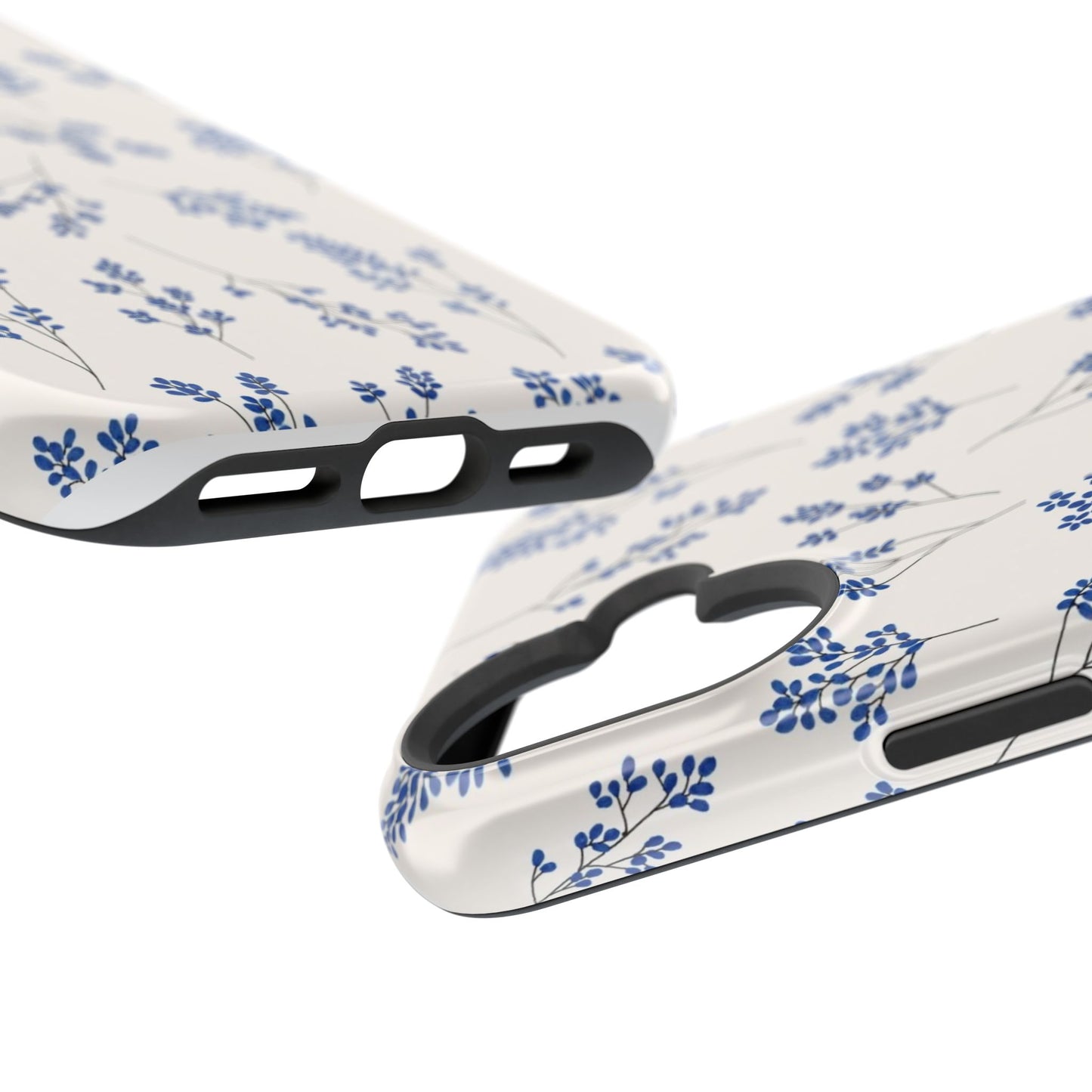 Floral Magnetic Phone Case for iPhone, Tough Case