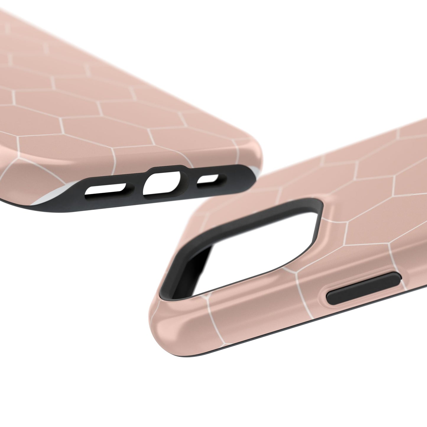 Stylish Magnetic Phone Case with Honeycomb Design