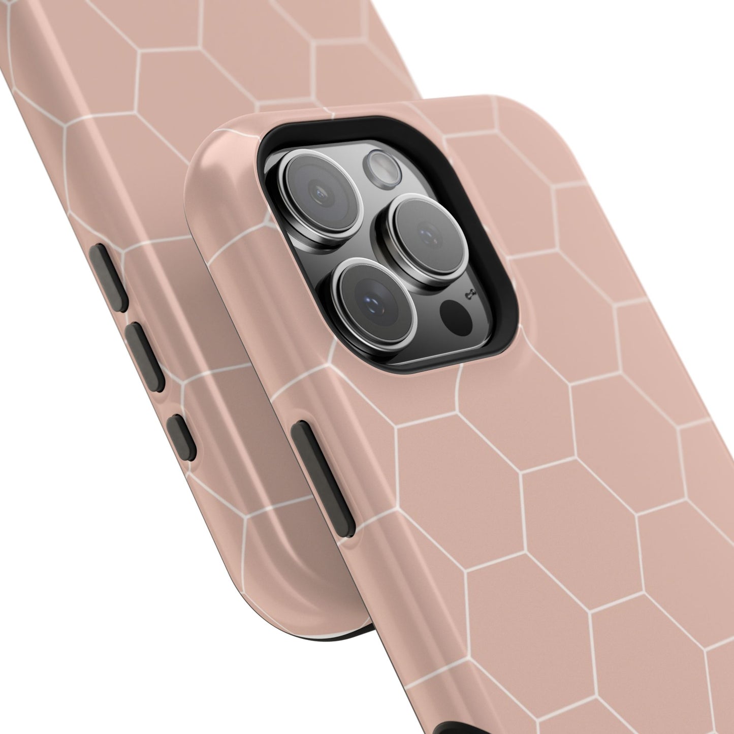 Stylish Magnetic Phone Case with Honeycomb Design
