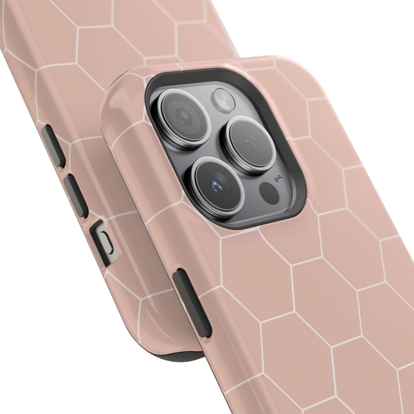 Stylish Magnetic Phone Case with Honeycomb Design