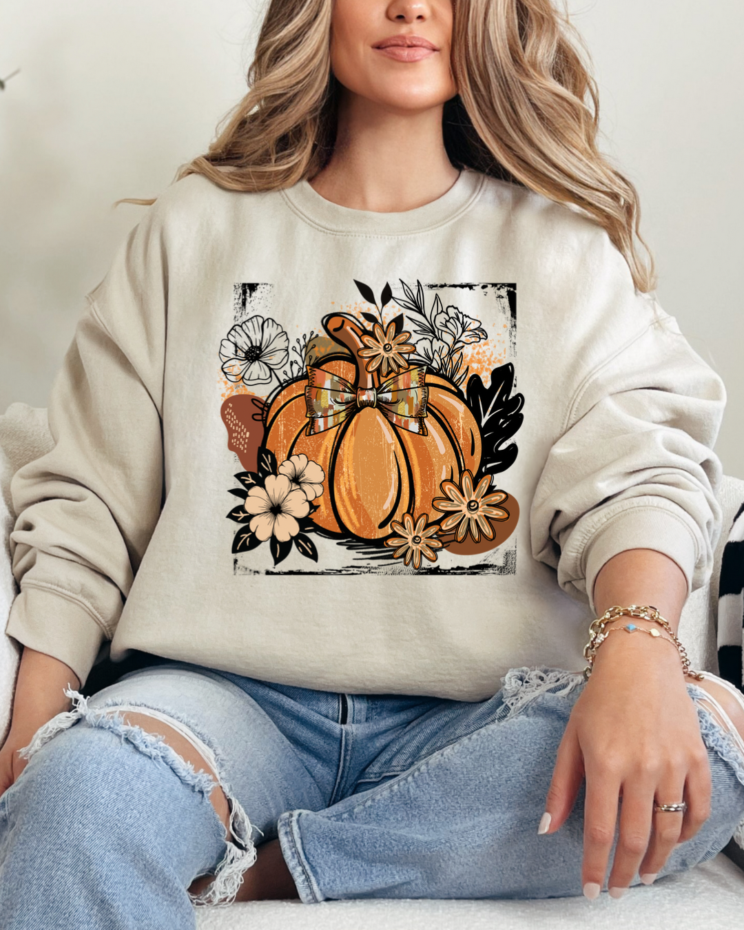 Fall Pumpkin Sweater
