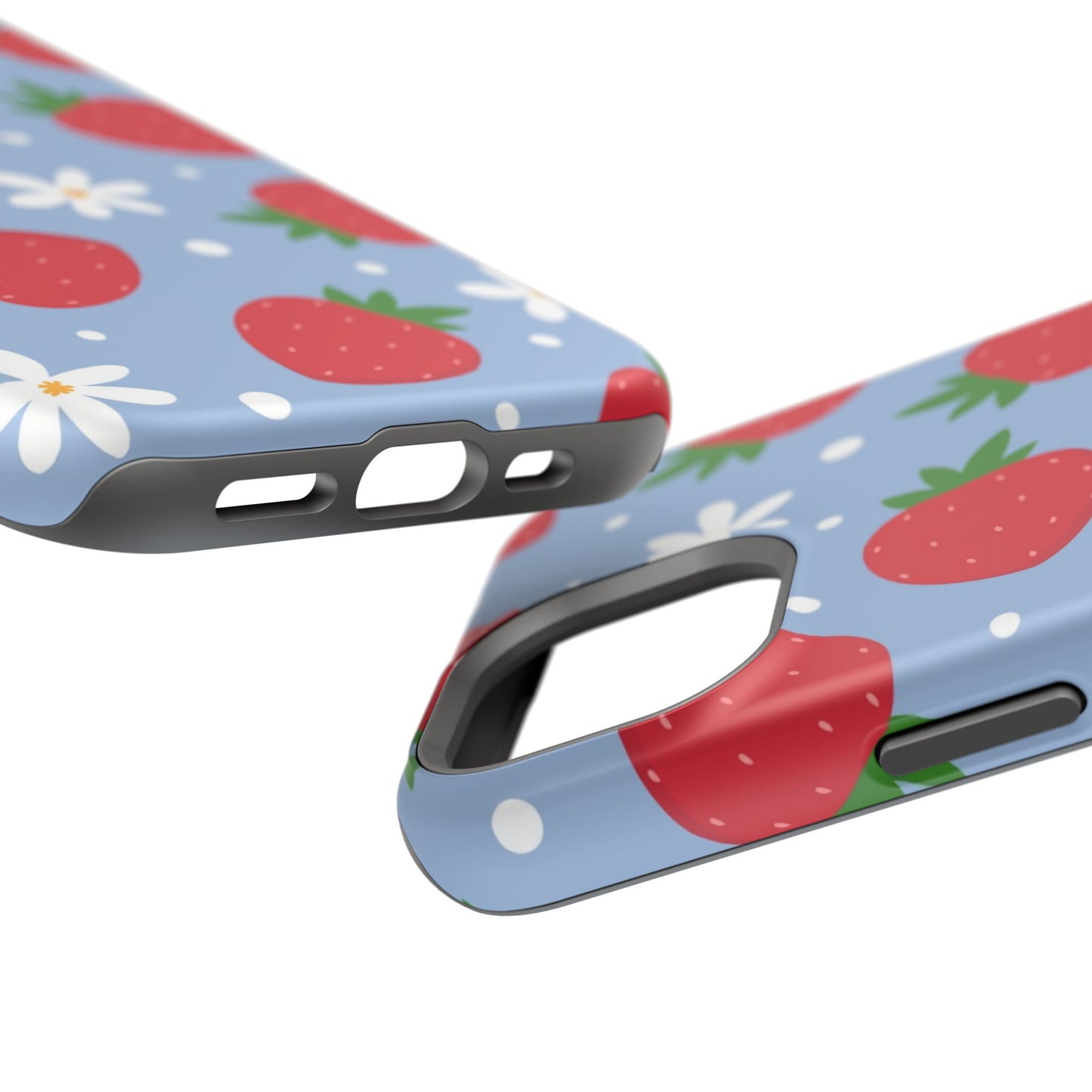 Strawberry Pattern Magnetic Phone Case