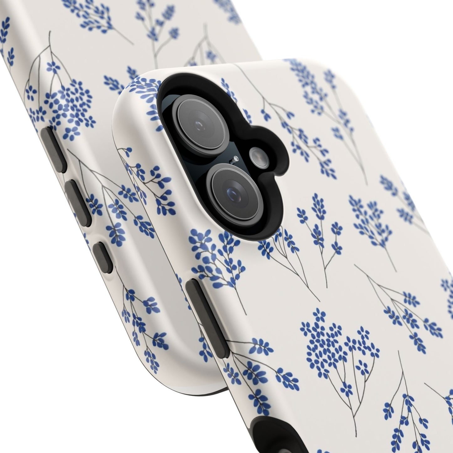 Floral Magnetic Phone Case for iPhone, Tough Case