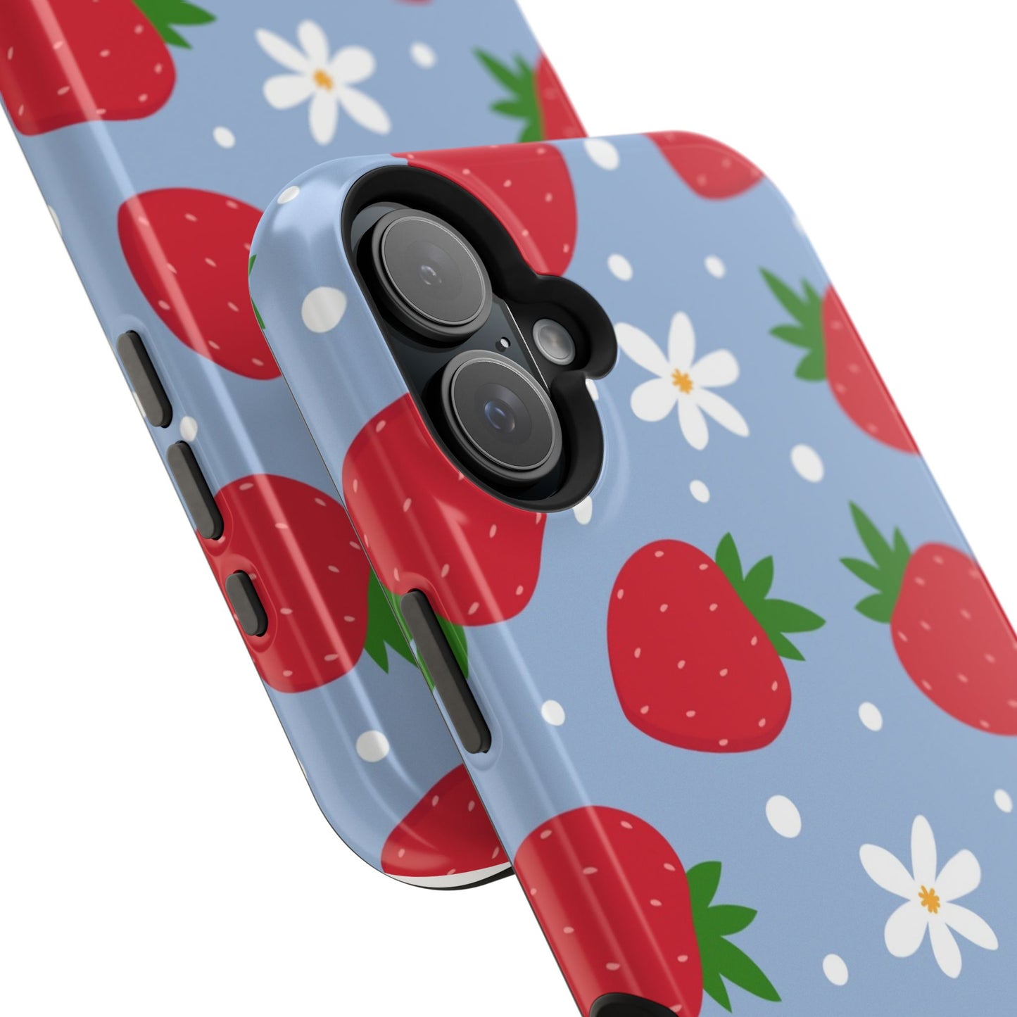Strawberry Pattern Magnetic Phone Case