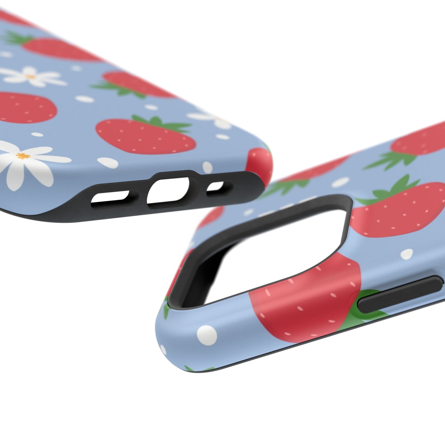 Strawberry Pattern Magnetic Phone Case