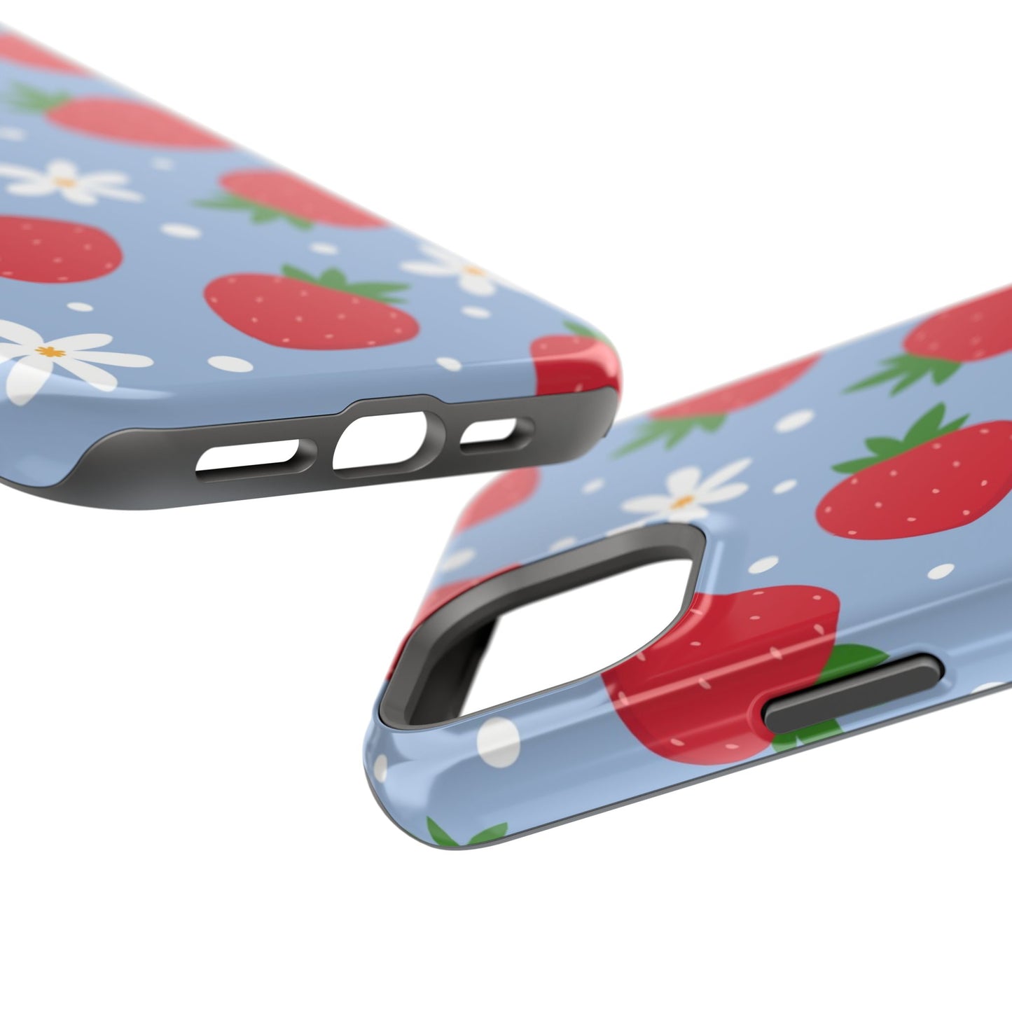 Strawberry Pattern Magnetic Phone Case
