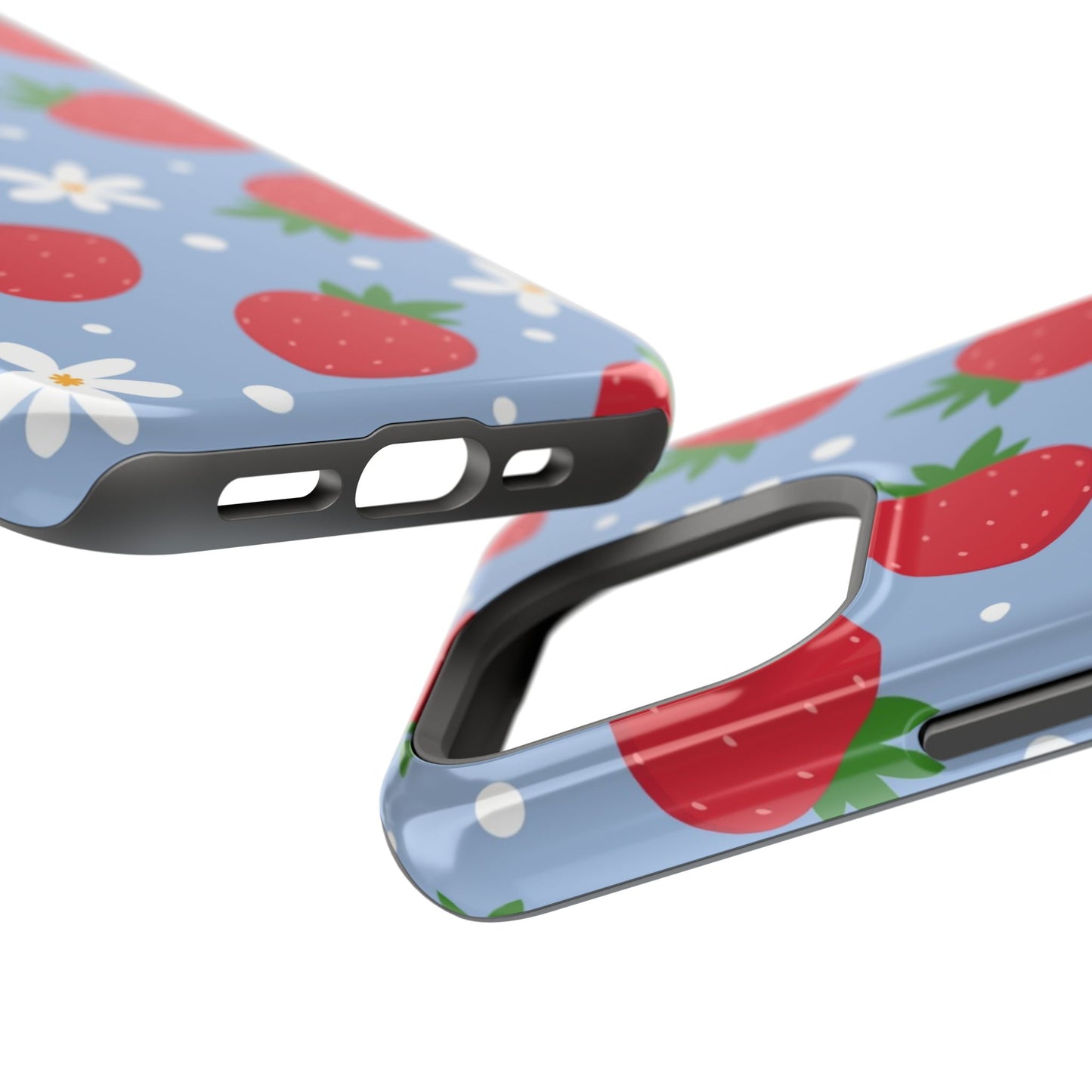 Strawberry Pattern Magnetic Phone Case