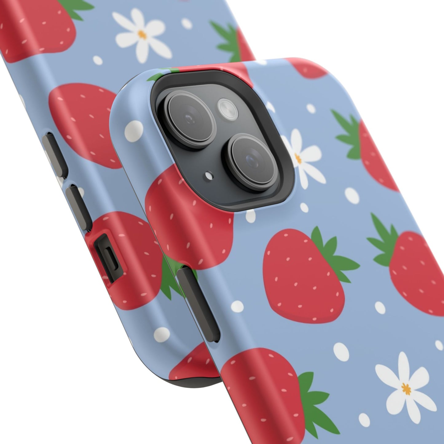 Strawberry Pattern Magnetic Phone Case