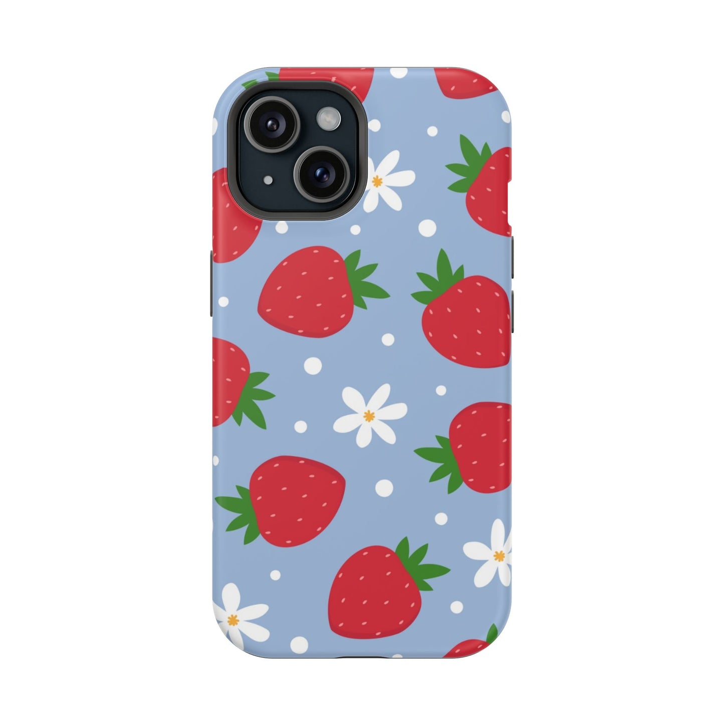 Strawberry Pattern Magnetic Phone Case