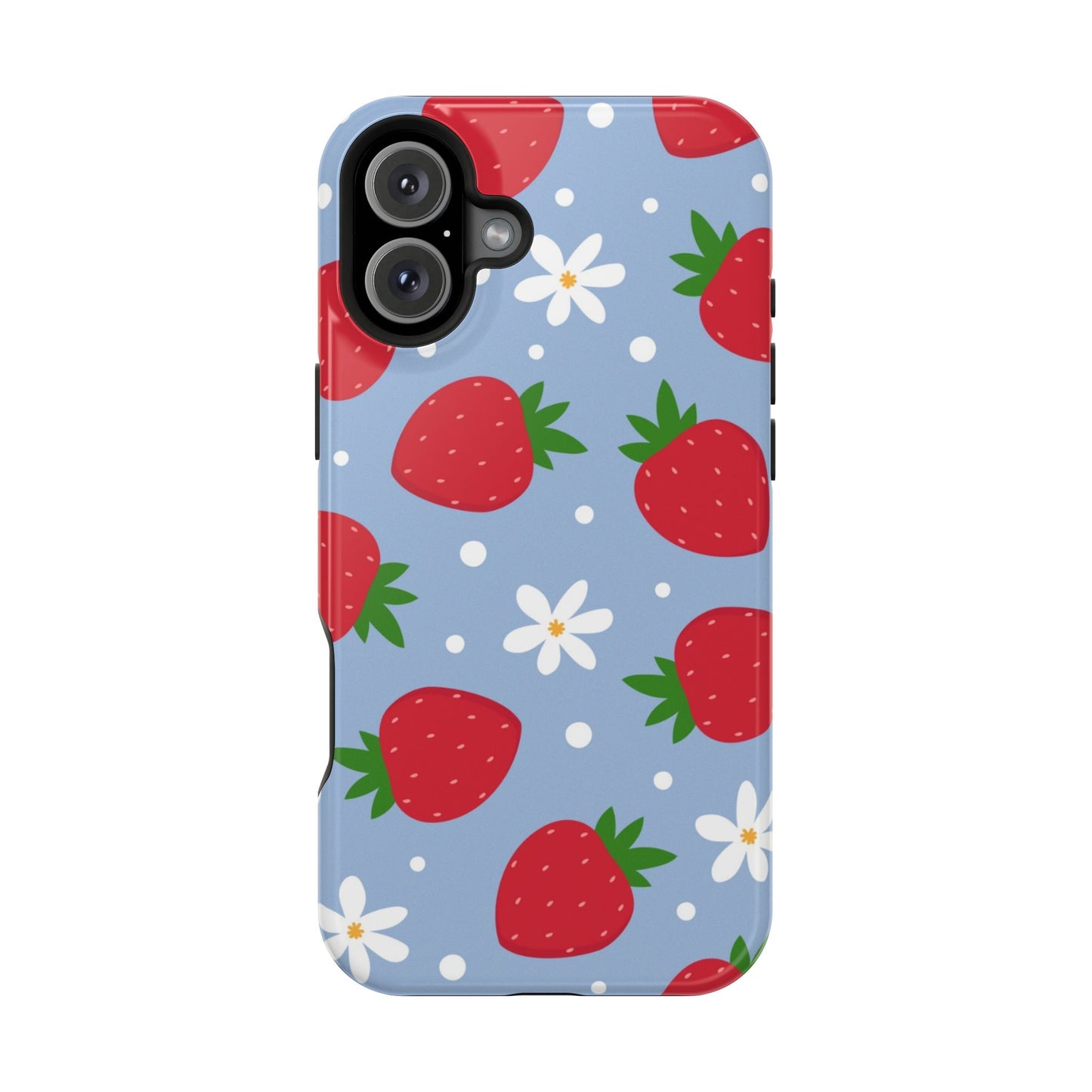 Strawberry Pattern Magnetic Phone Case