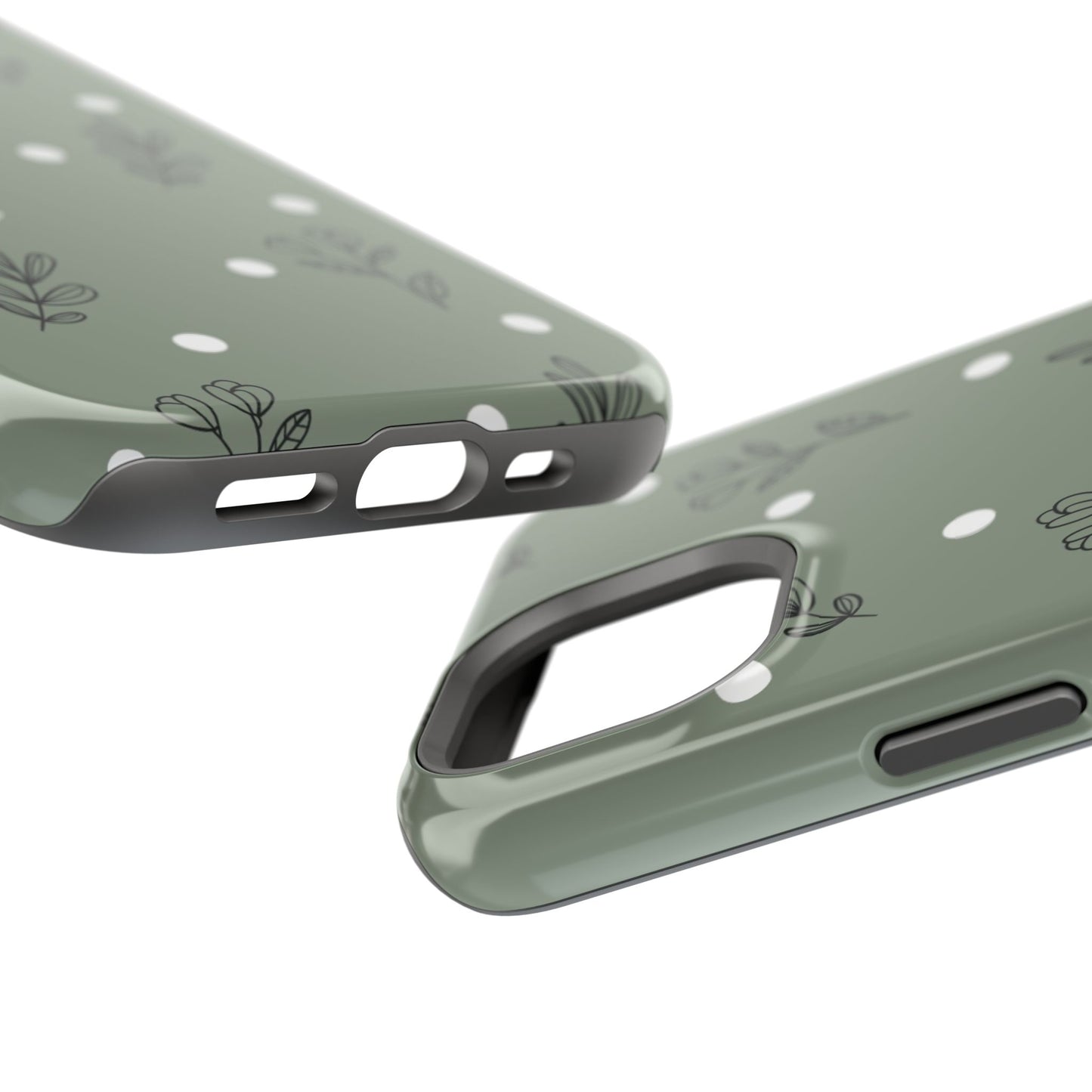 Floral Magnetic Tough Cases for iPhone
