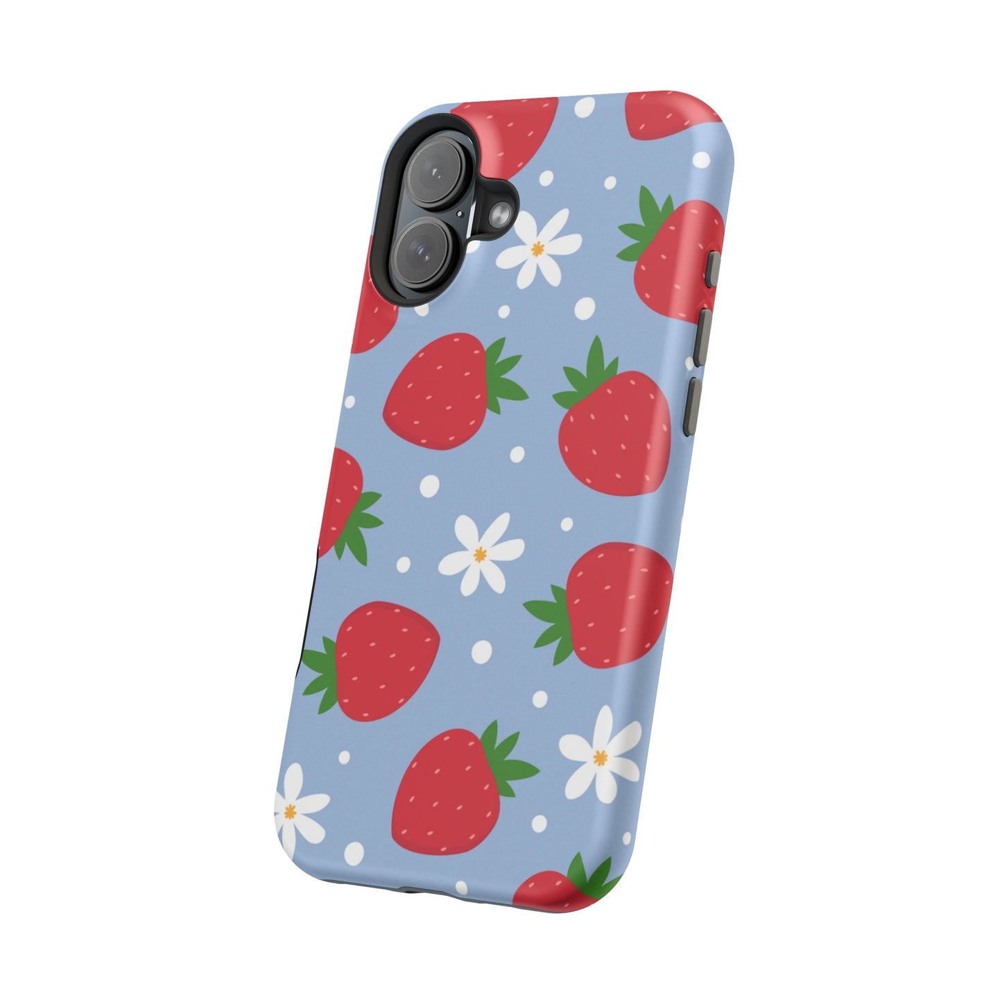 Strawberry Pattern Magnetic Phone Case