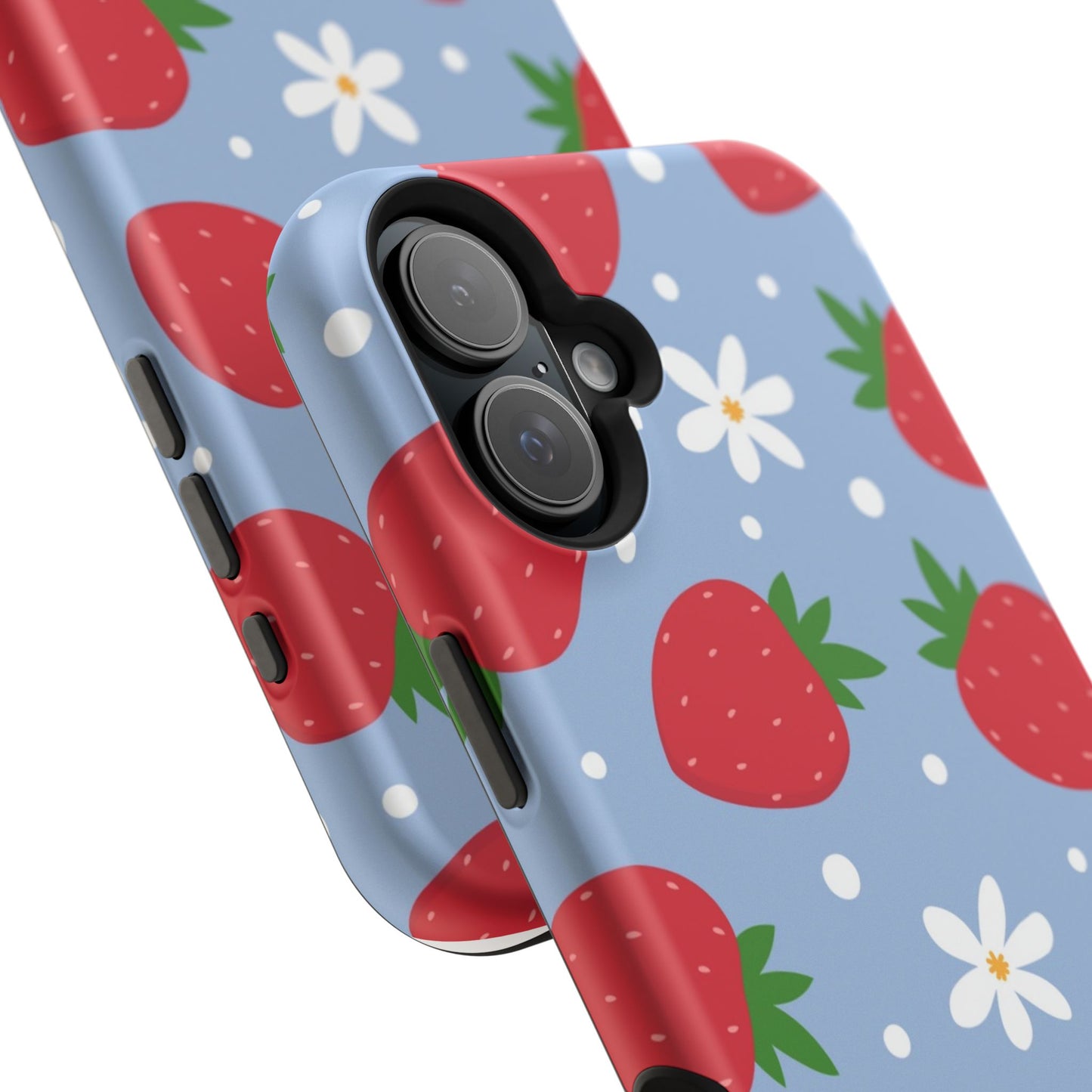 Strawberry Pattern Magnetic Phone Case
