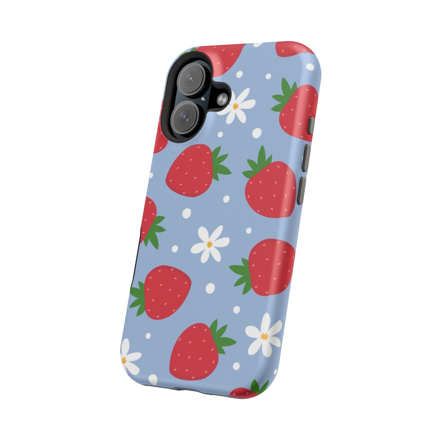 Strawberry Pattern Magnetic Phone Case