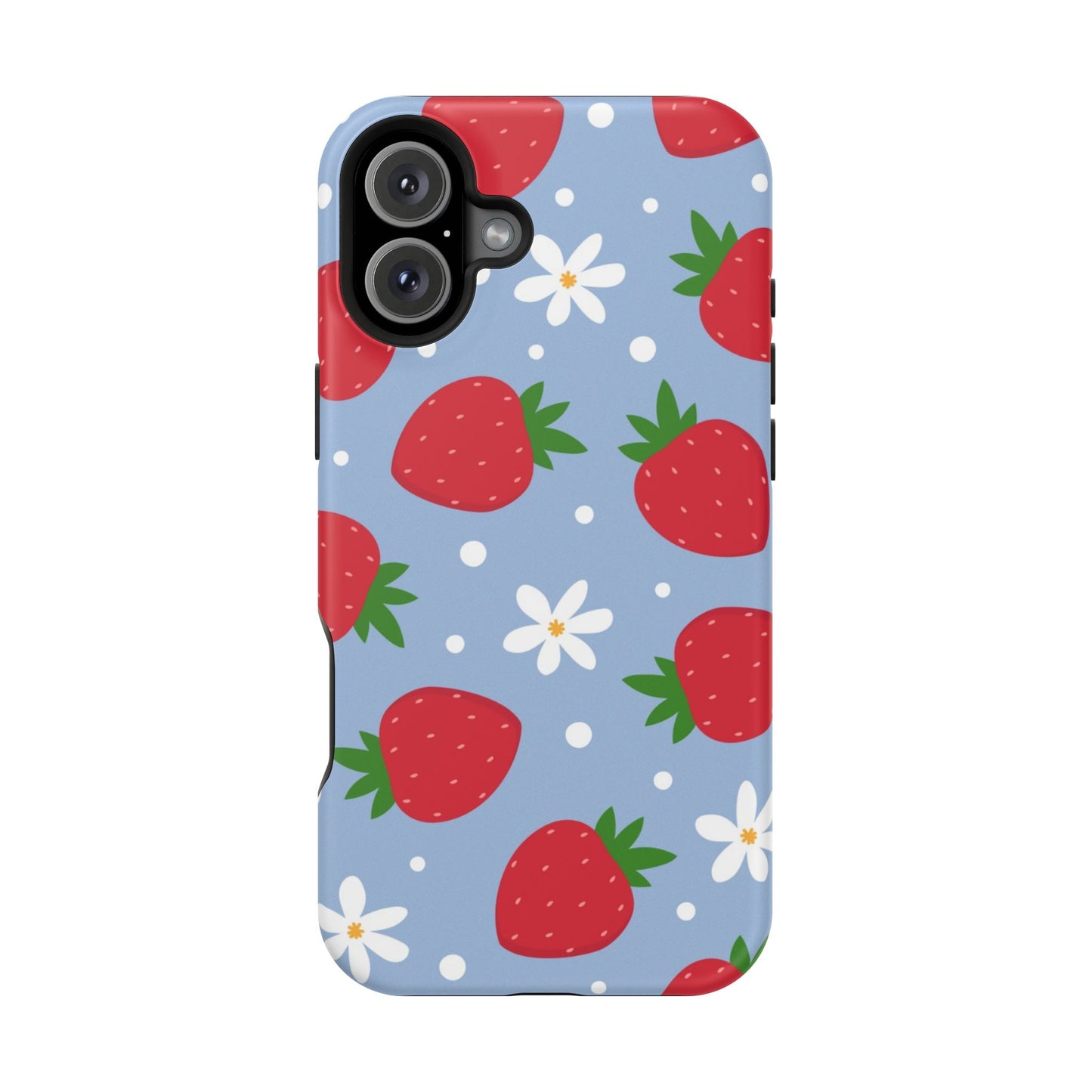 Strawberry Pattern Magnetic Phone Case
