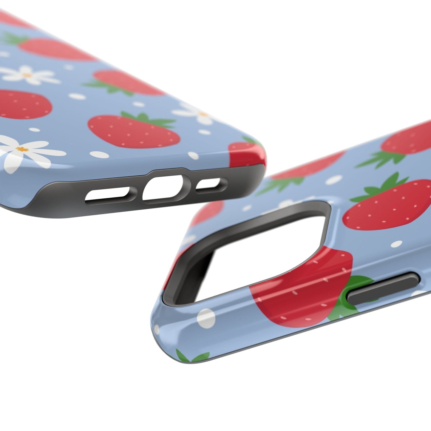 Strawberry Pattern Magnetic Phone Case