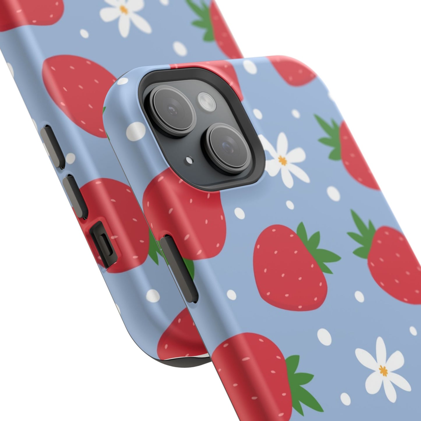 Strawberry Pattern Magnetic Phone Case