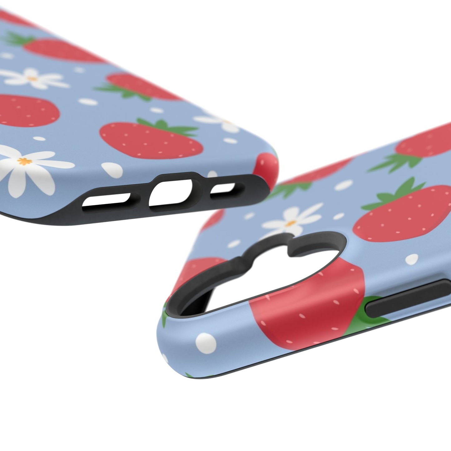 Strawberry Pattern Magnetic Phone Case