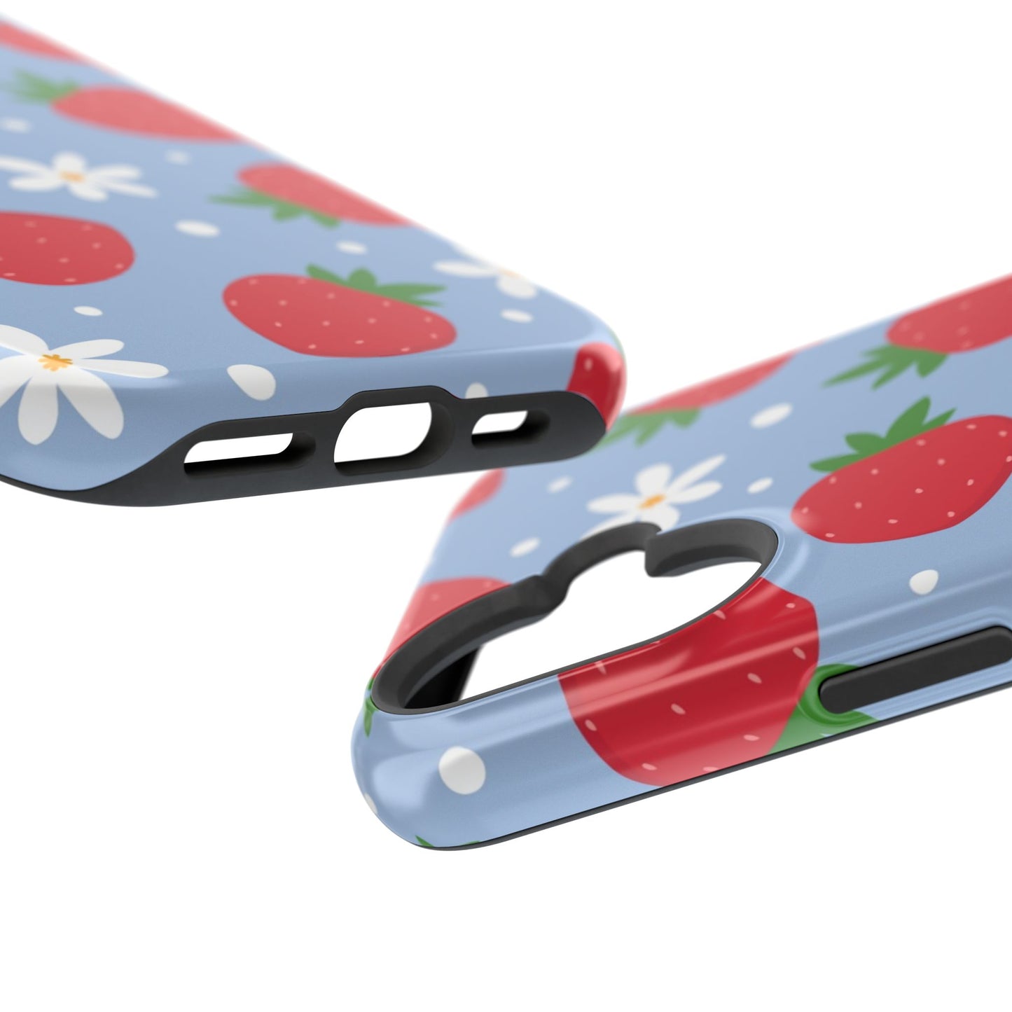 Strawberry Pattern Magnetic Phone Case