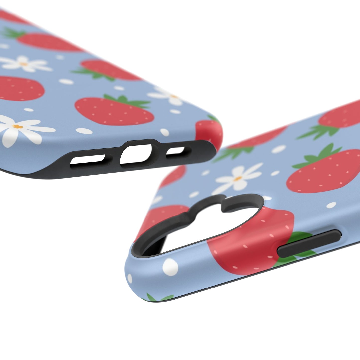 Strawberry Pattern Magnetic Phone Case
