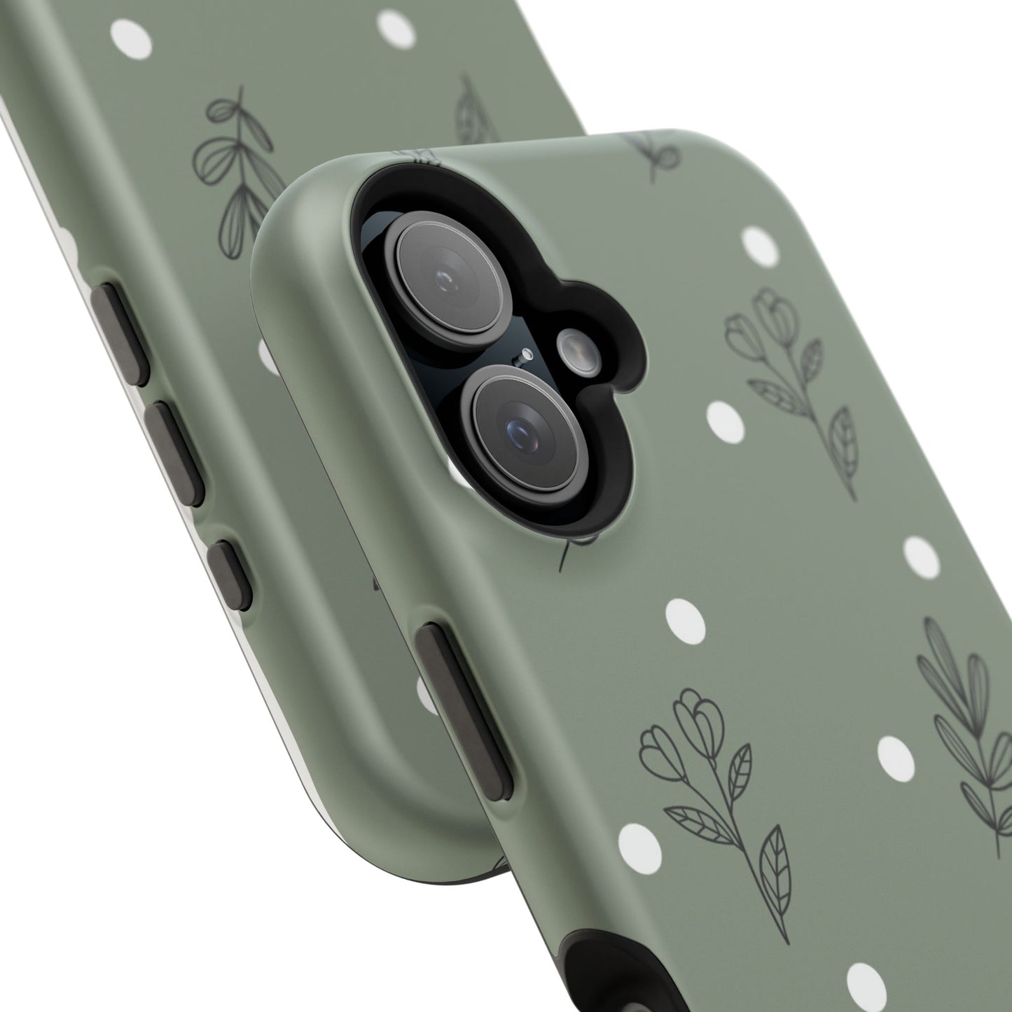 Floral Magnetic Tough Cases for iPhone