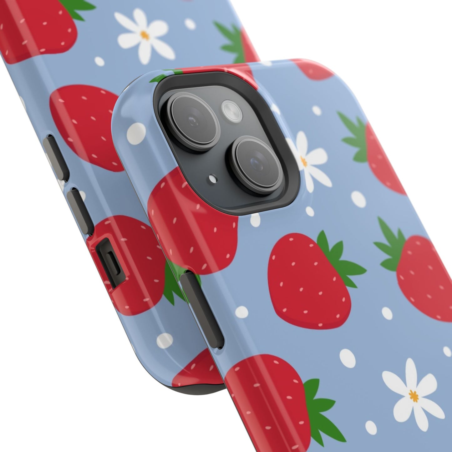 Strawberry Pattern Magnetic Phone Case