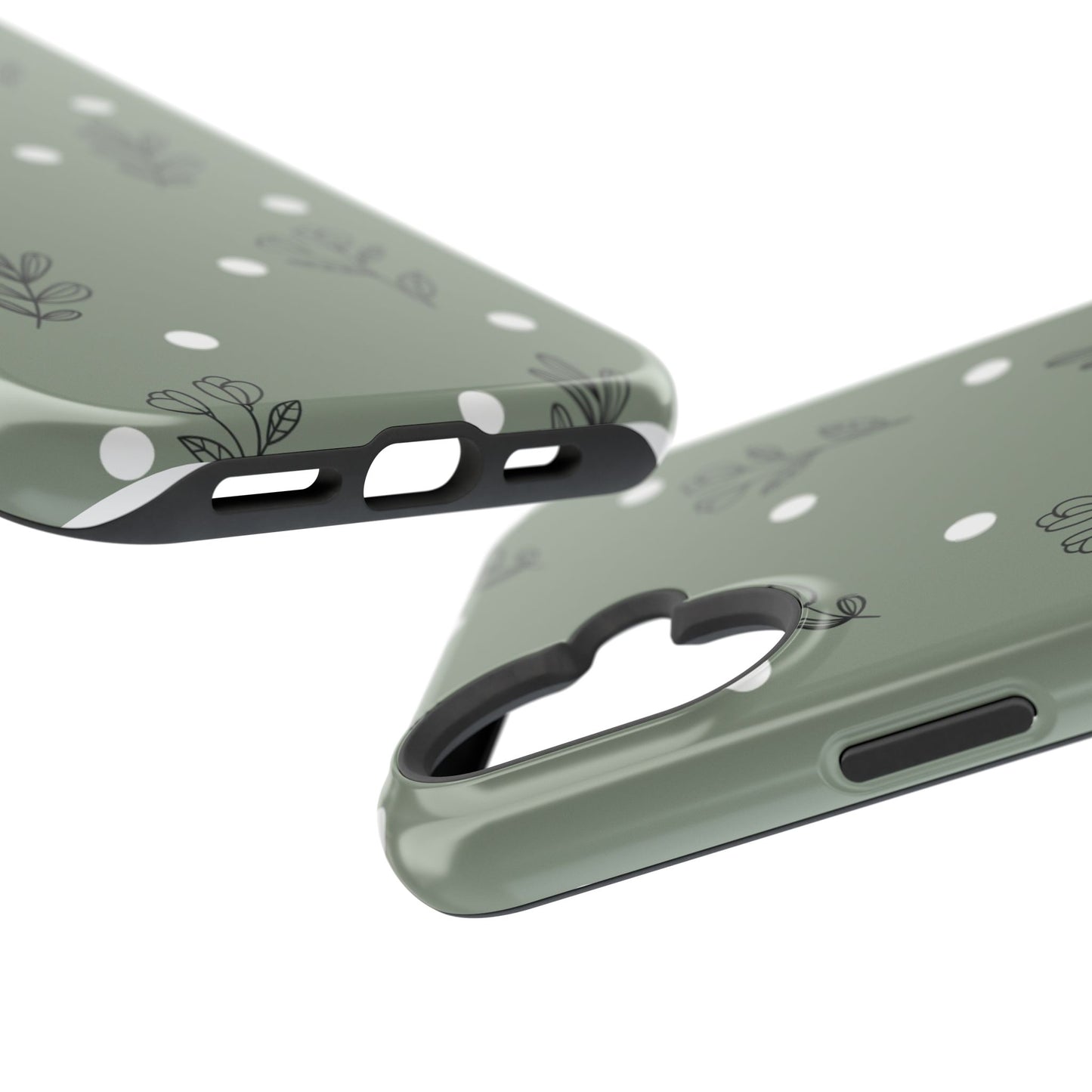 Floral Magnetic Tough Cases for iPhone