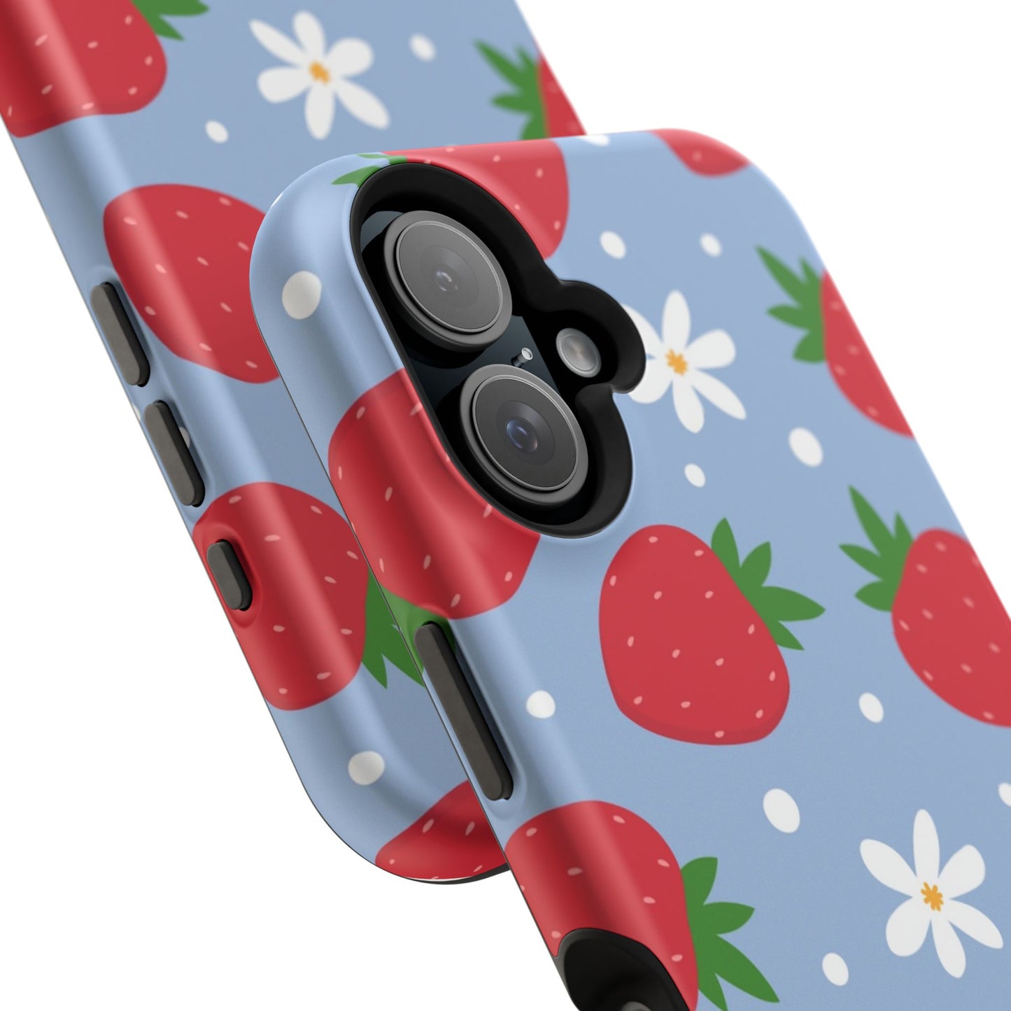 Strawberry Pattern Magnetic Phone Case