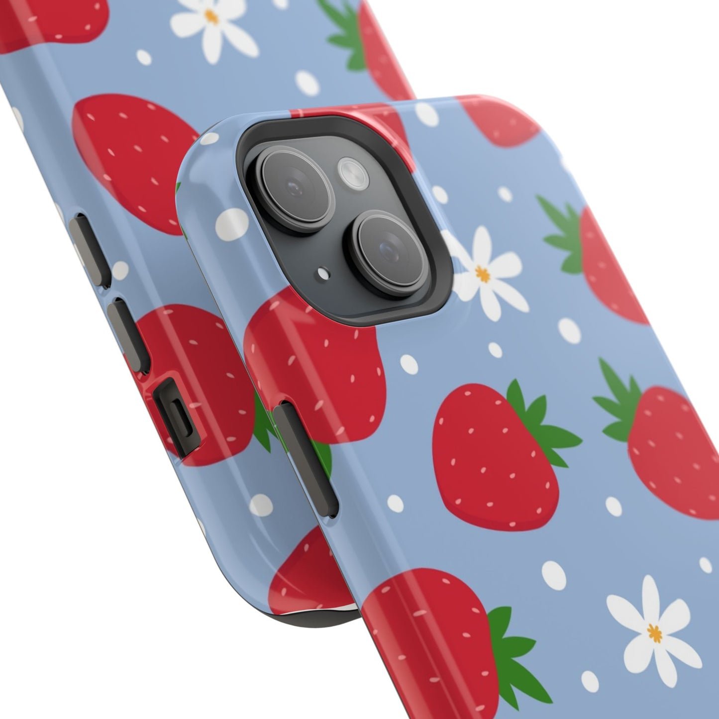 Strawberry Pattern Magnetic Phone Case