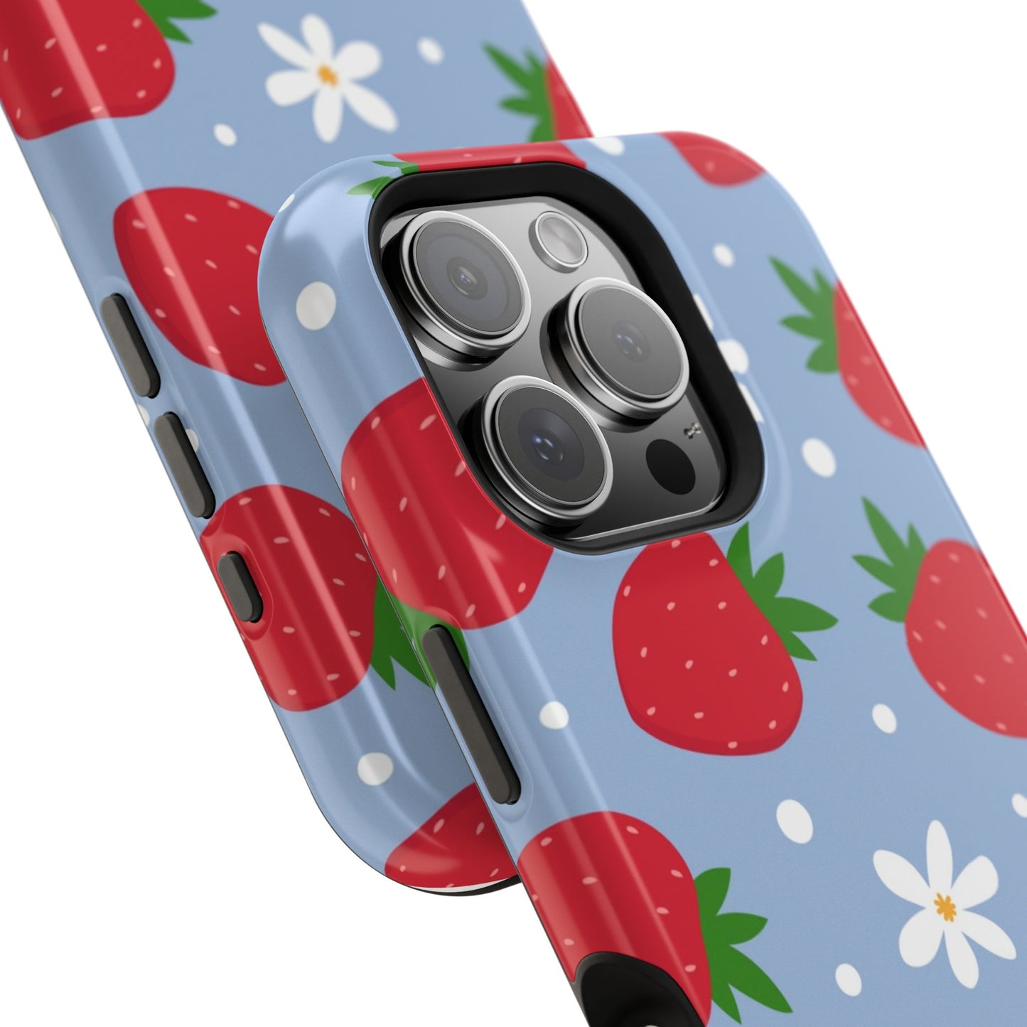 Strawberry Pattern Magnetic Phone Case