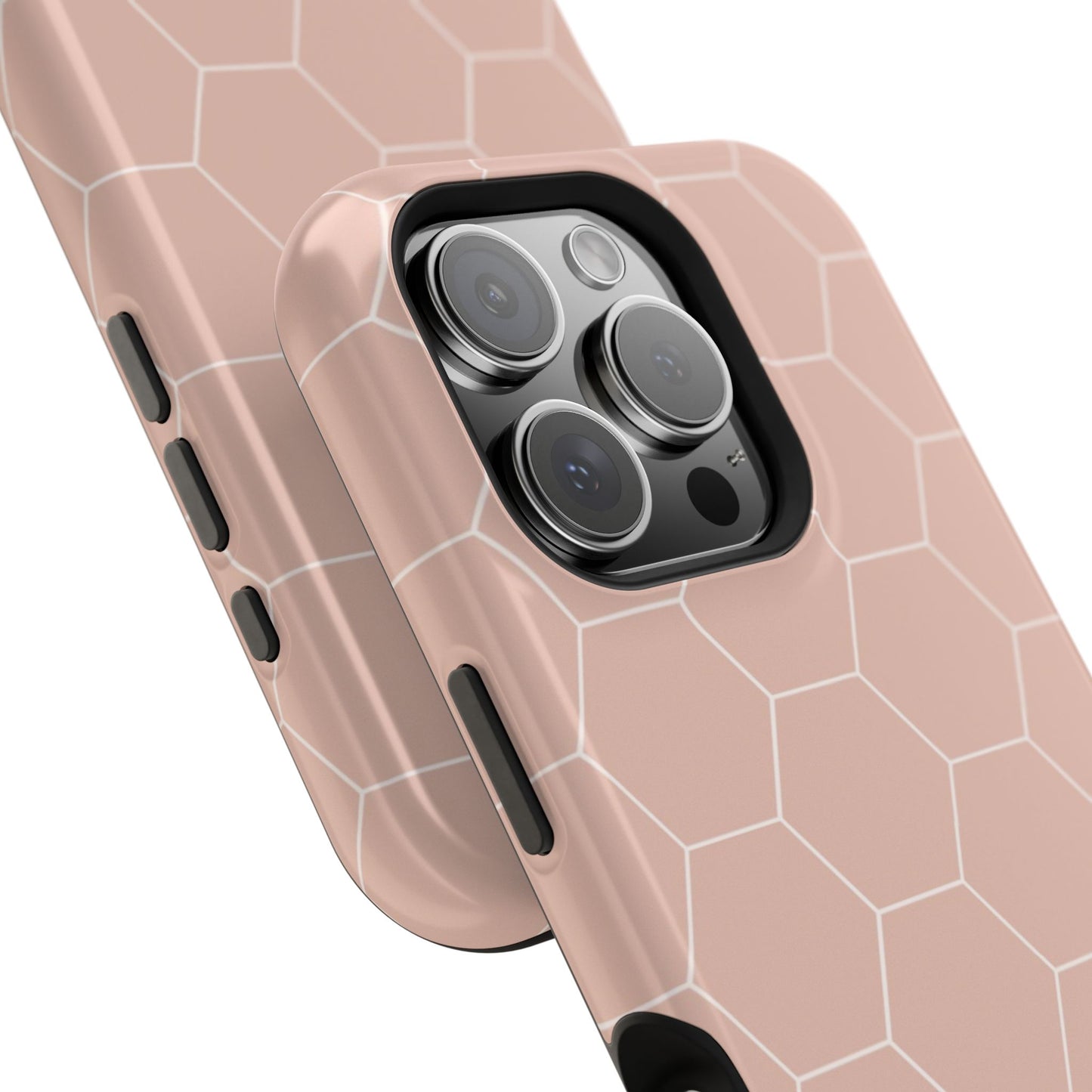 Stylish Magnetic Phone Case with Honeycomb Design
