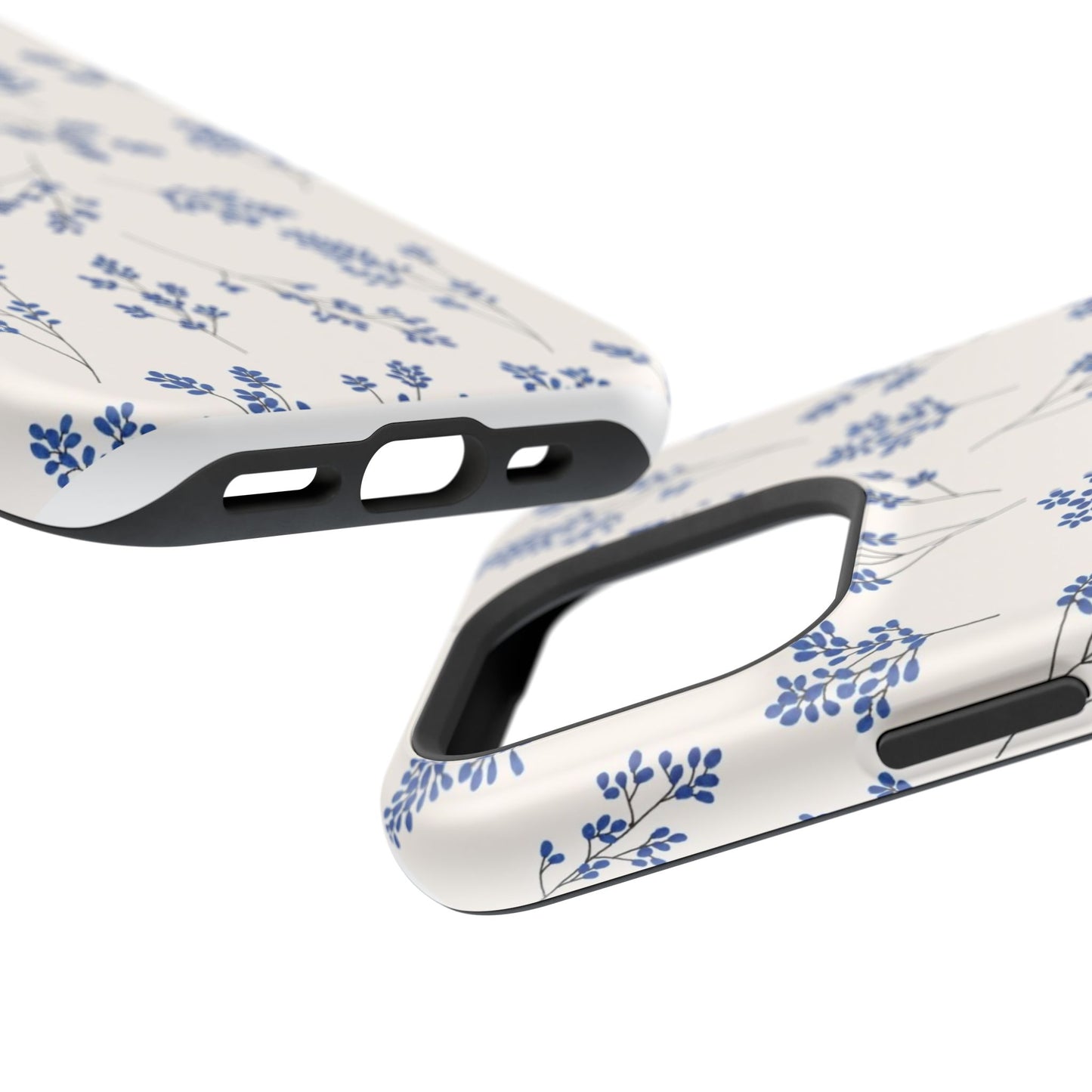 Floral Magnetic Phone Case for iPhone, Tough Case