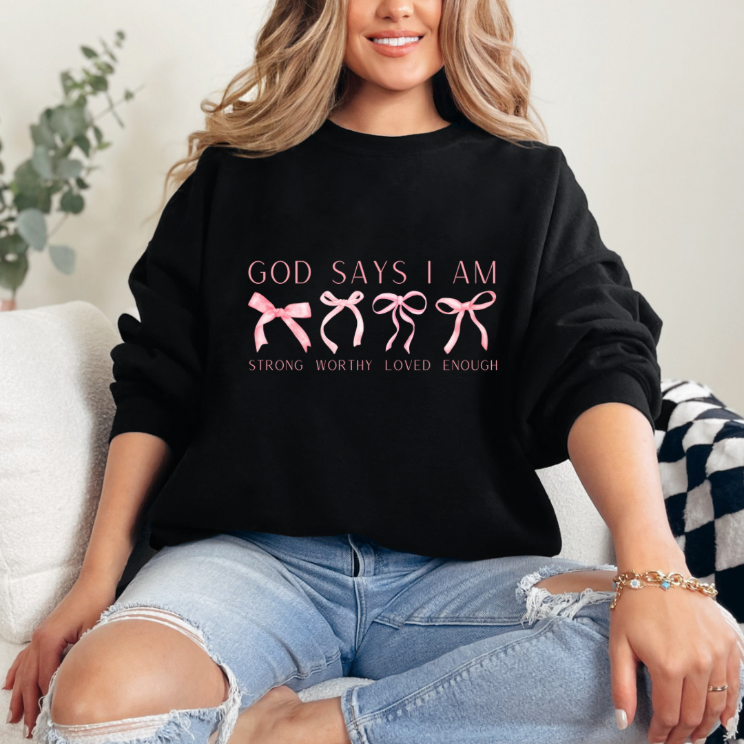 God Says I Am Sweater