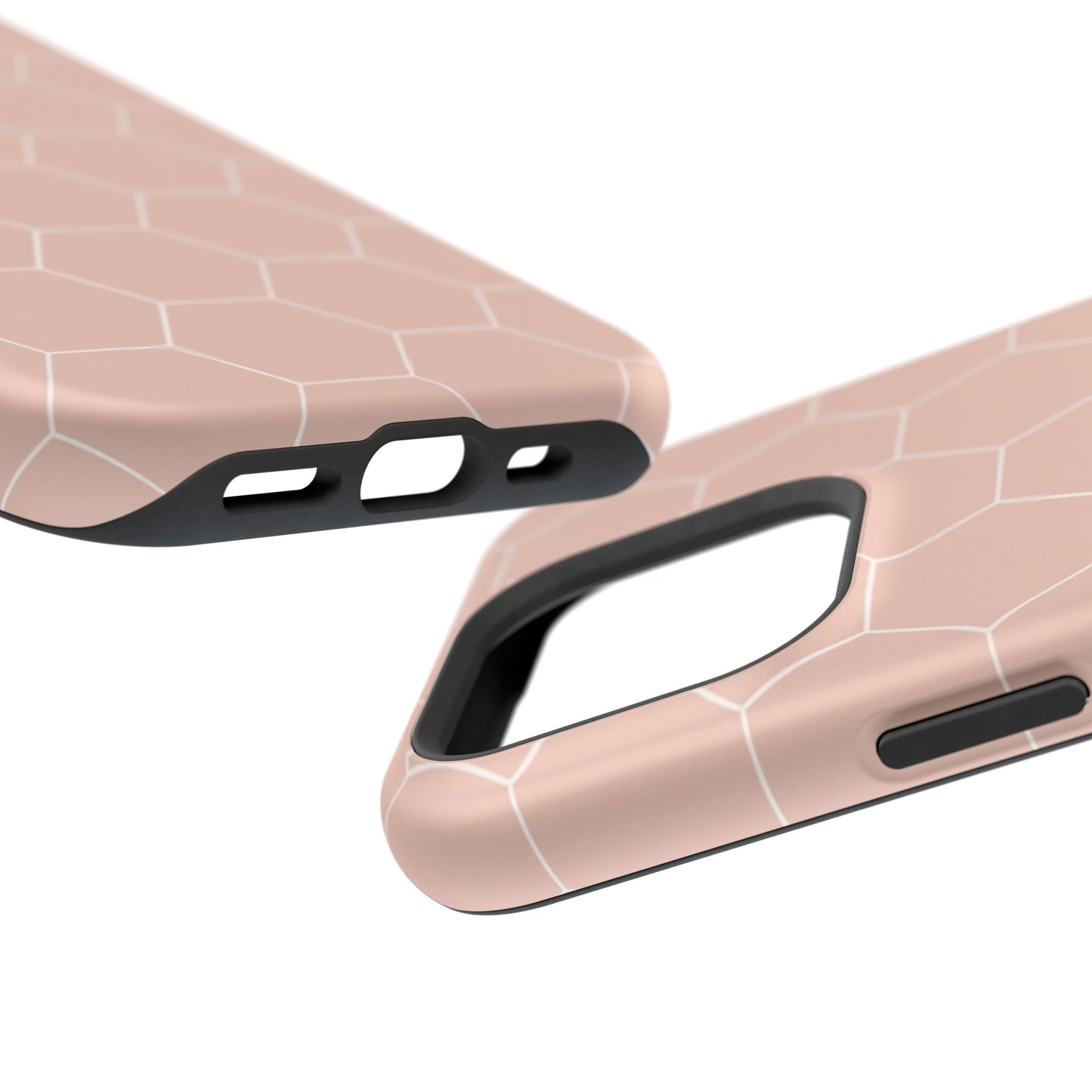Stylish Magnetic Phone Case with Honeycomb Design