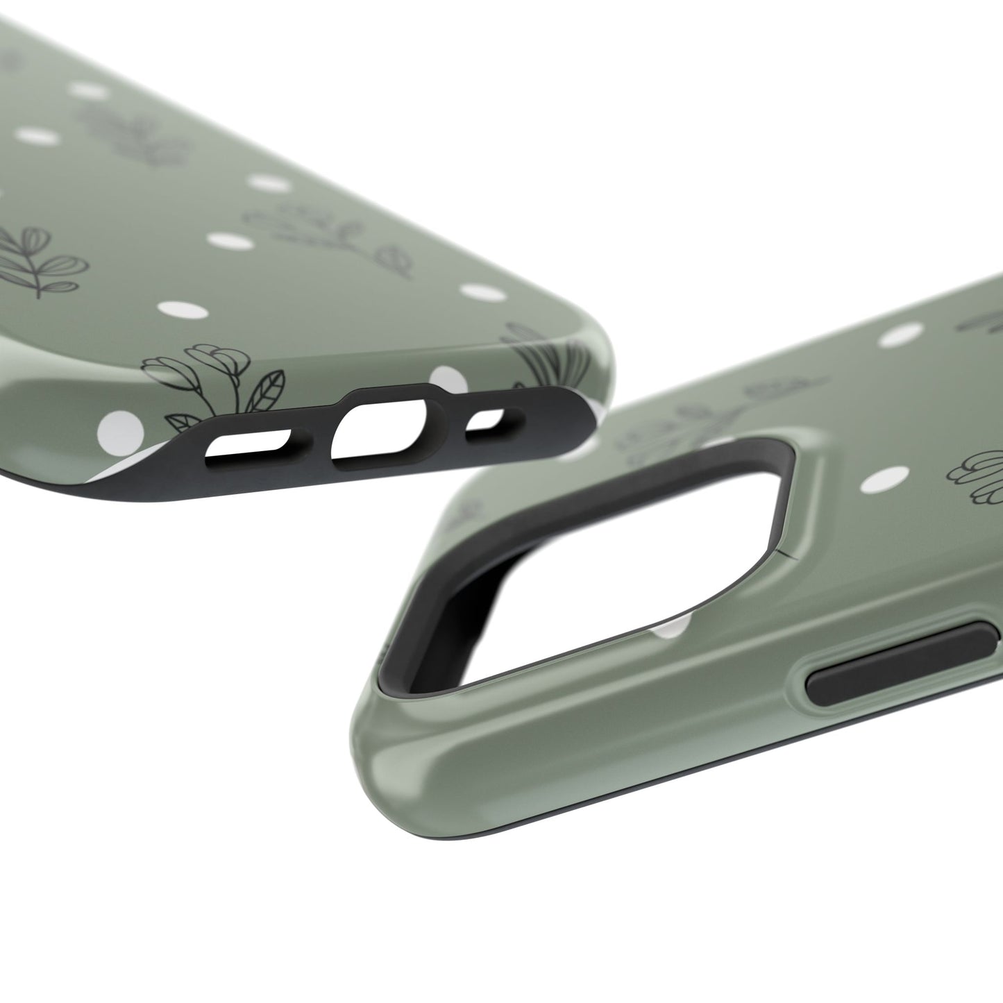 Floral Magnetic Tough Cases for iPhone