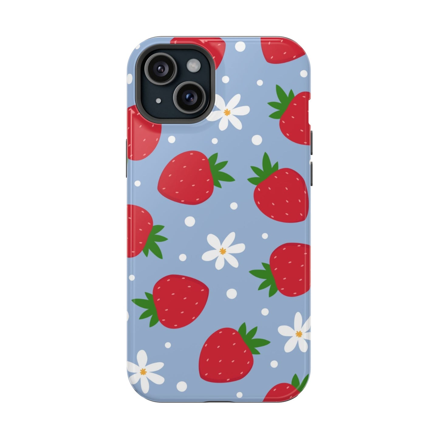 Strawberry Pattern Magnetic Phone Case