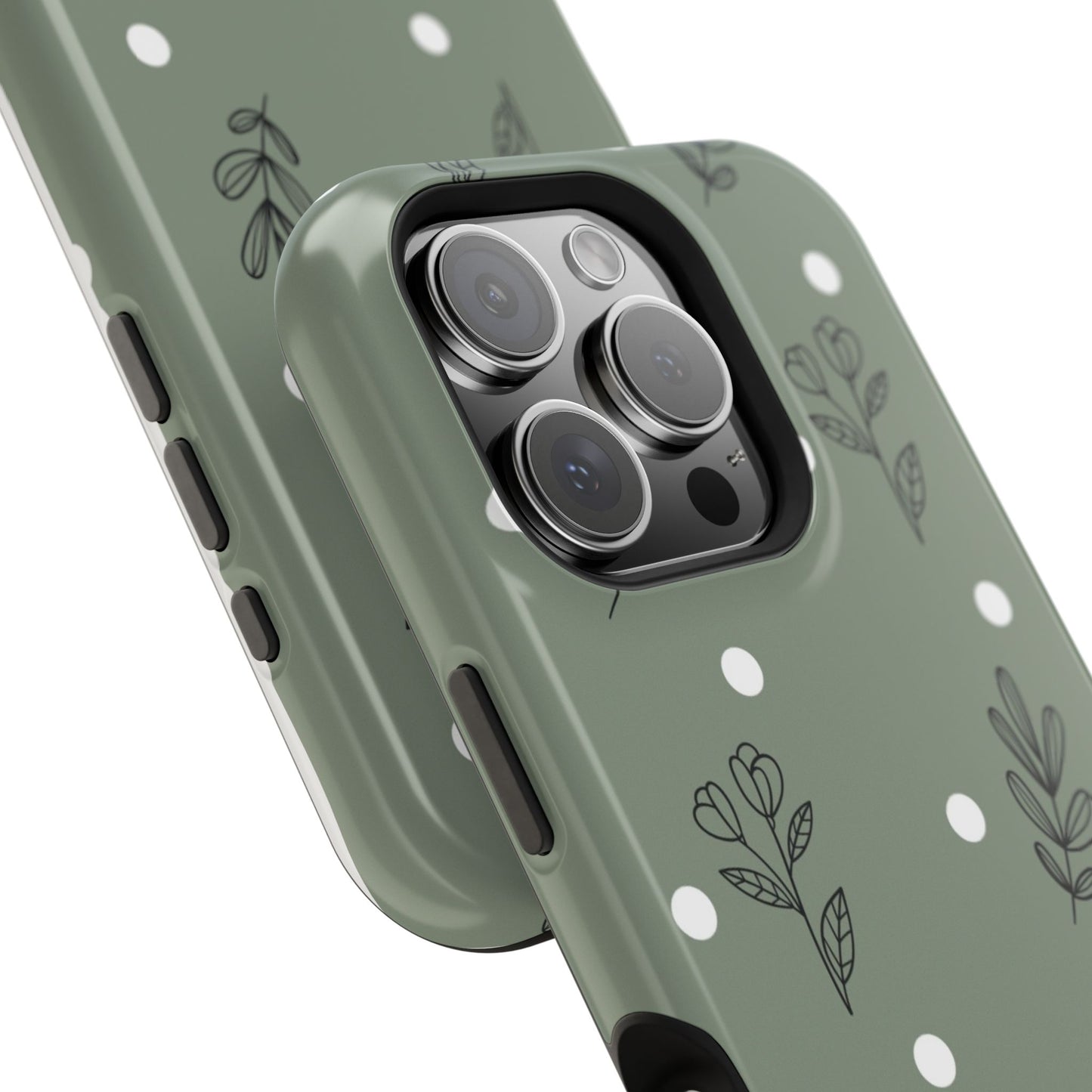 Floral Magnetic Tough Cases for iPhone
