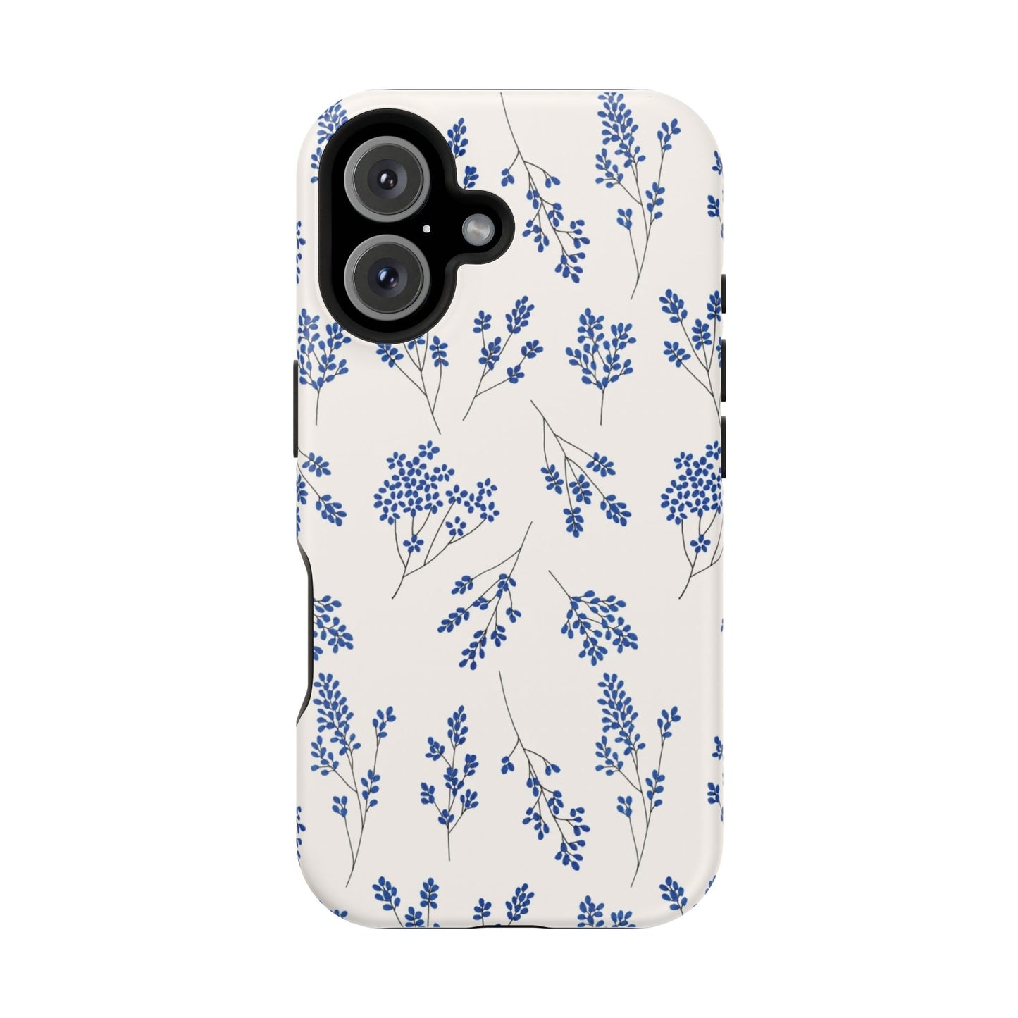 Floral Magnetic Phone Case for iPhone, Tough Case