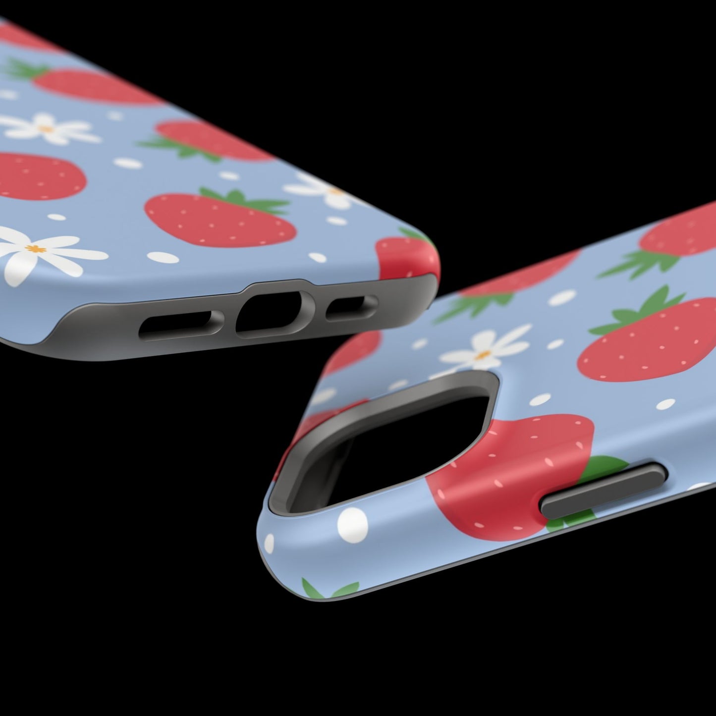 Strawberry Pattern Magnetic Phone Case