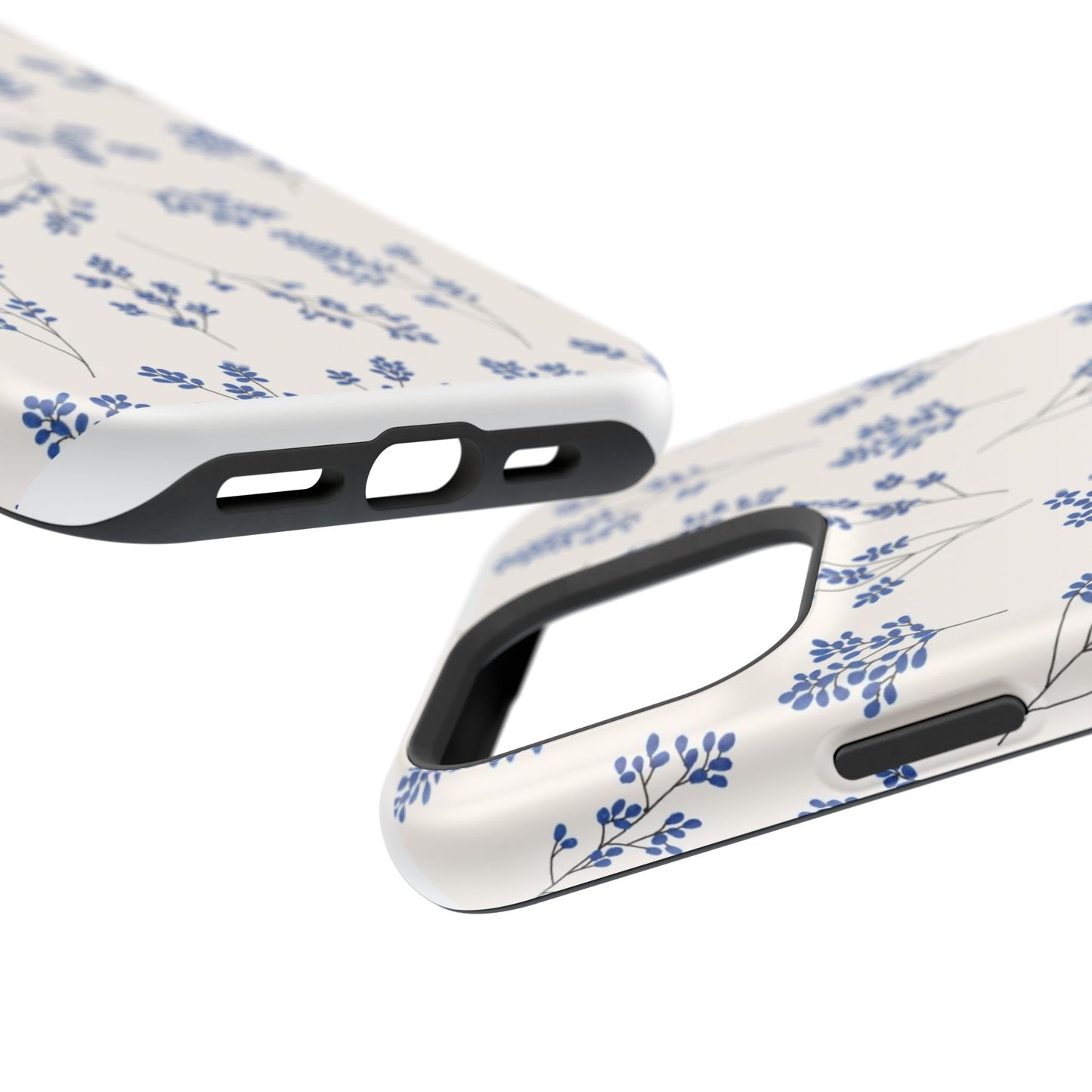 Floral Magnetic Phone Case for iPhone, Tough Case