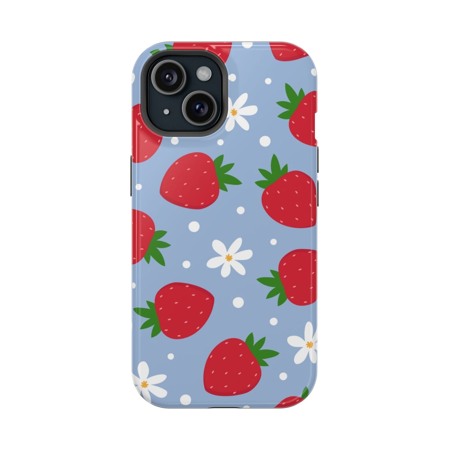 Strawberry Pattern Magnetic Phone Case