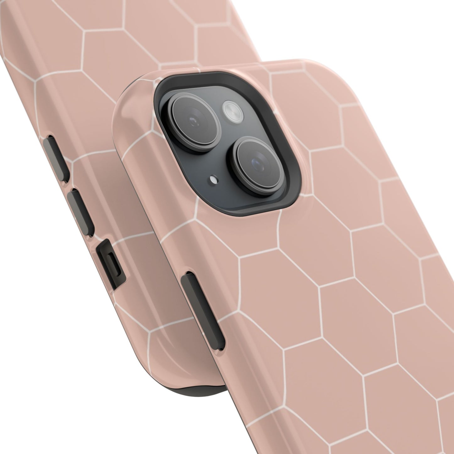 Stylish Magnetic Phone Case with Honeycomb Design